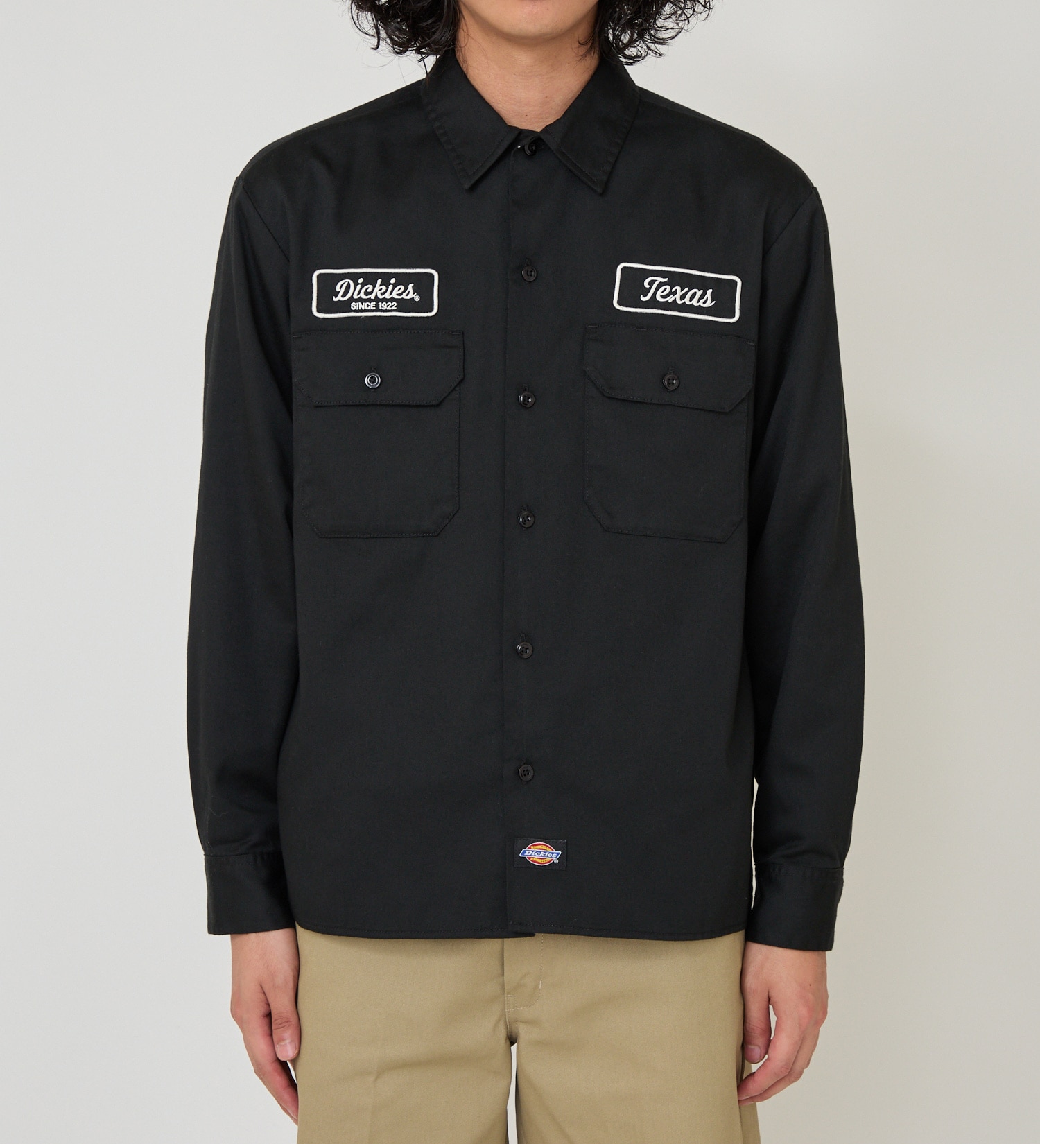 Dickies(ディッキーズ)のバック刺繍シャツ|トップス/シャツ/ブラウス/メンズ|ブラック