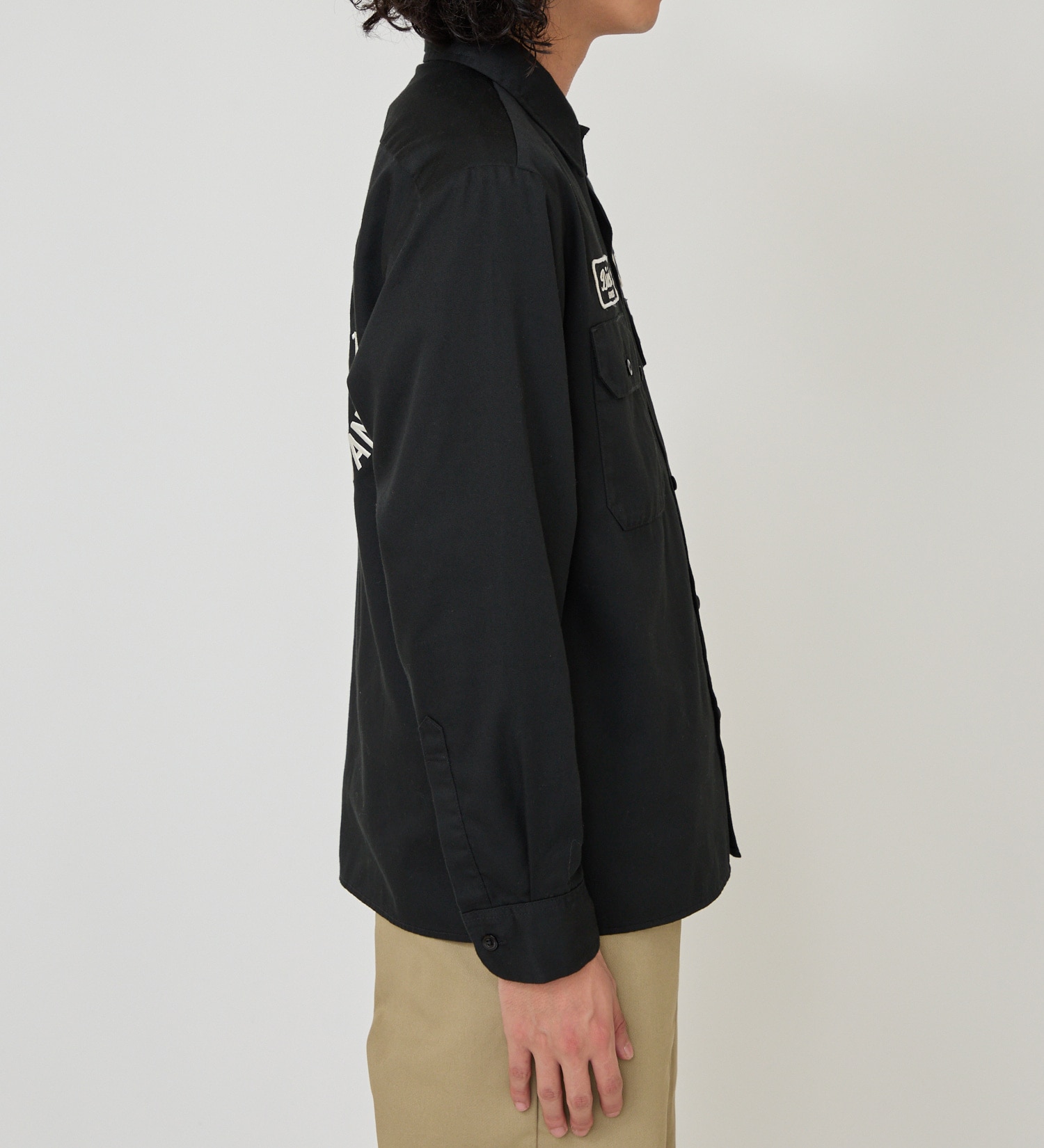 Dickies(ディッキーズ)のバック刺繍シャツ|トップス/シャツ/ブラウス/メンズ|ブラック