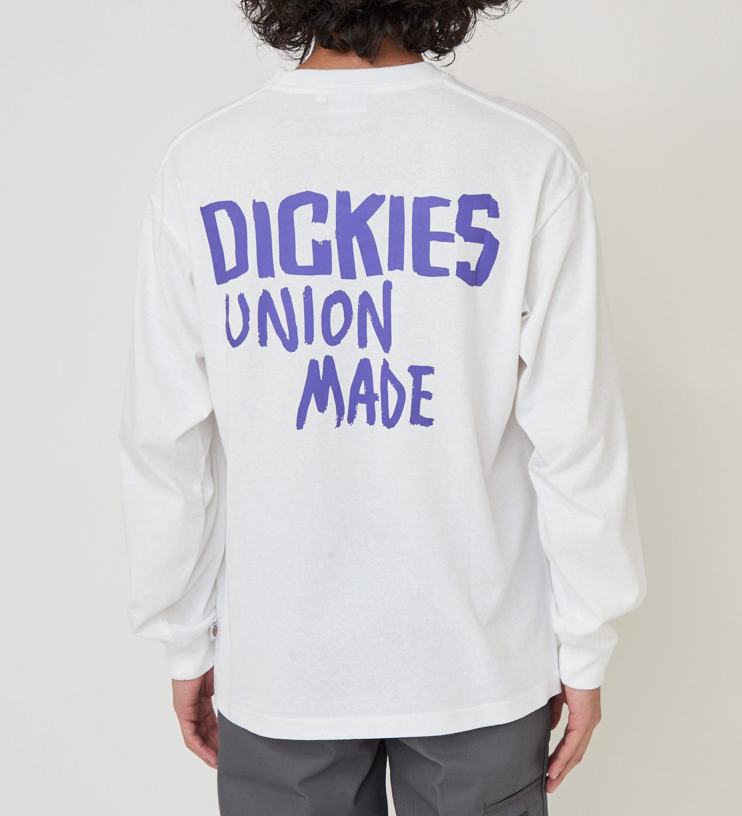 Dickies(ディッキーズ)のグラフィックロングスリーブTシャツS-2|トップス/Tシャツ/カットソー/メンズ|ホワイト