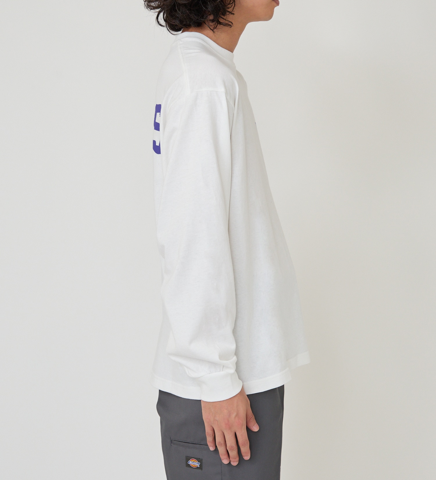 Dickies(ディッキーズ)のグラフィックロングスリーブTシャツS-2|トップス/Tシャツ/カットソー/メンズ|ホワイト