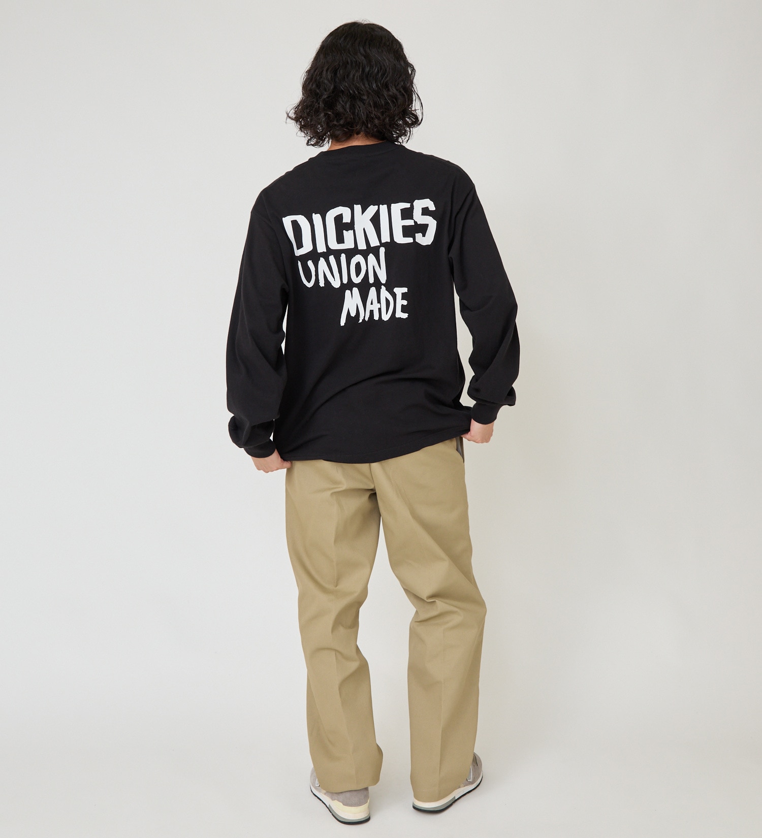 Dickies(ディッキーズ)のグラフィックロングスリーブTシャツS-2|トップス/Tシャツ/カットソー/メンズ|ブラック