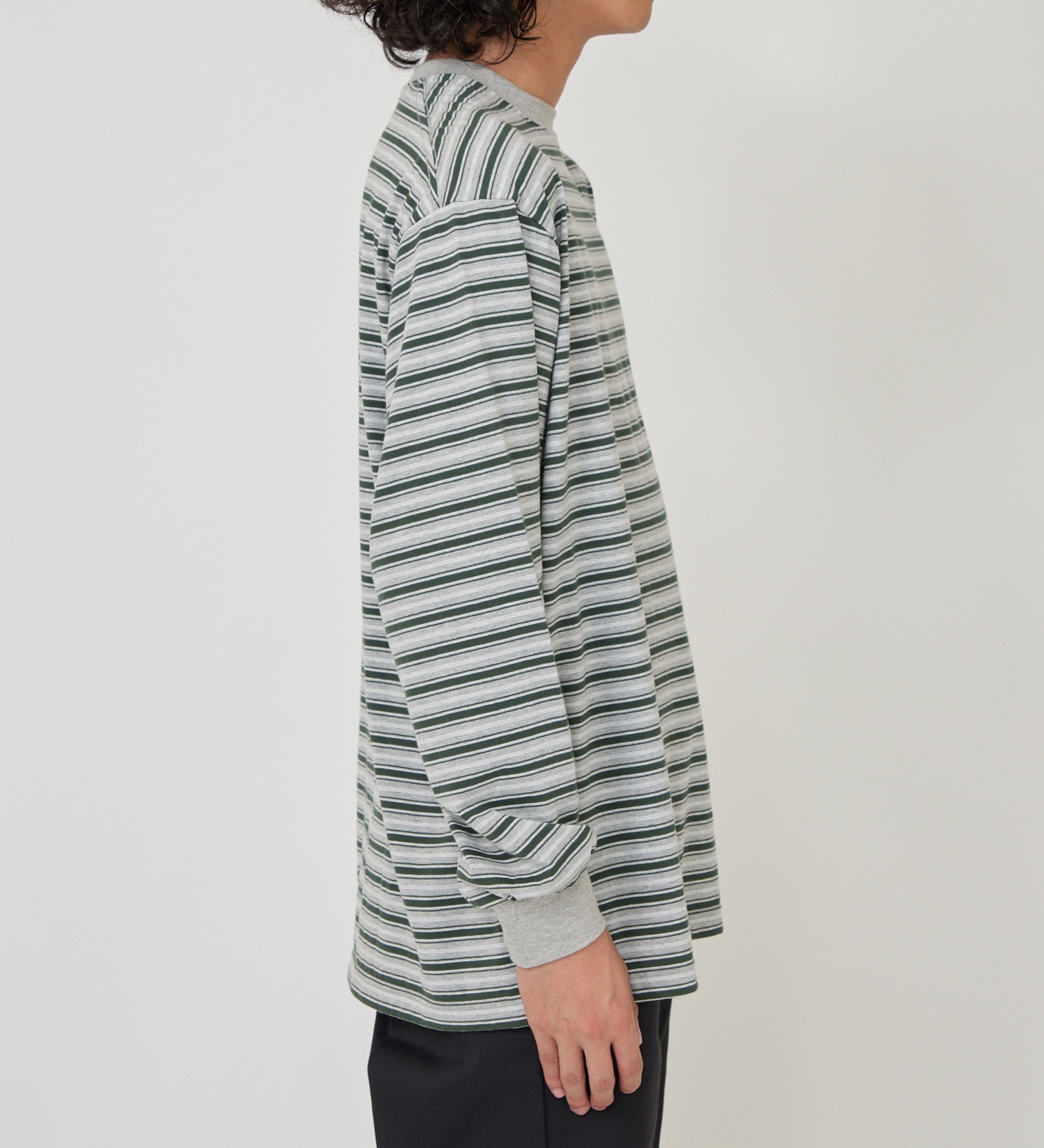 Dickies(ディッキーズ)のマルチボーダーTシャツ|トップス/Tシャツ/カットソー/メンズ|グレー系その他