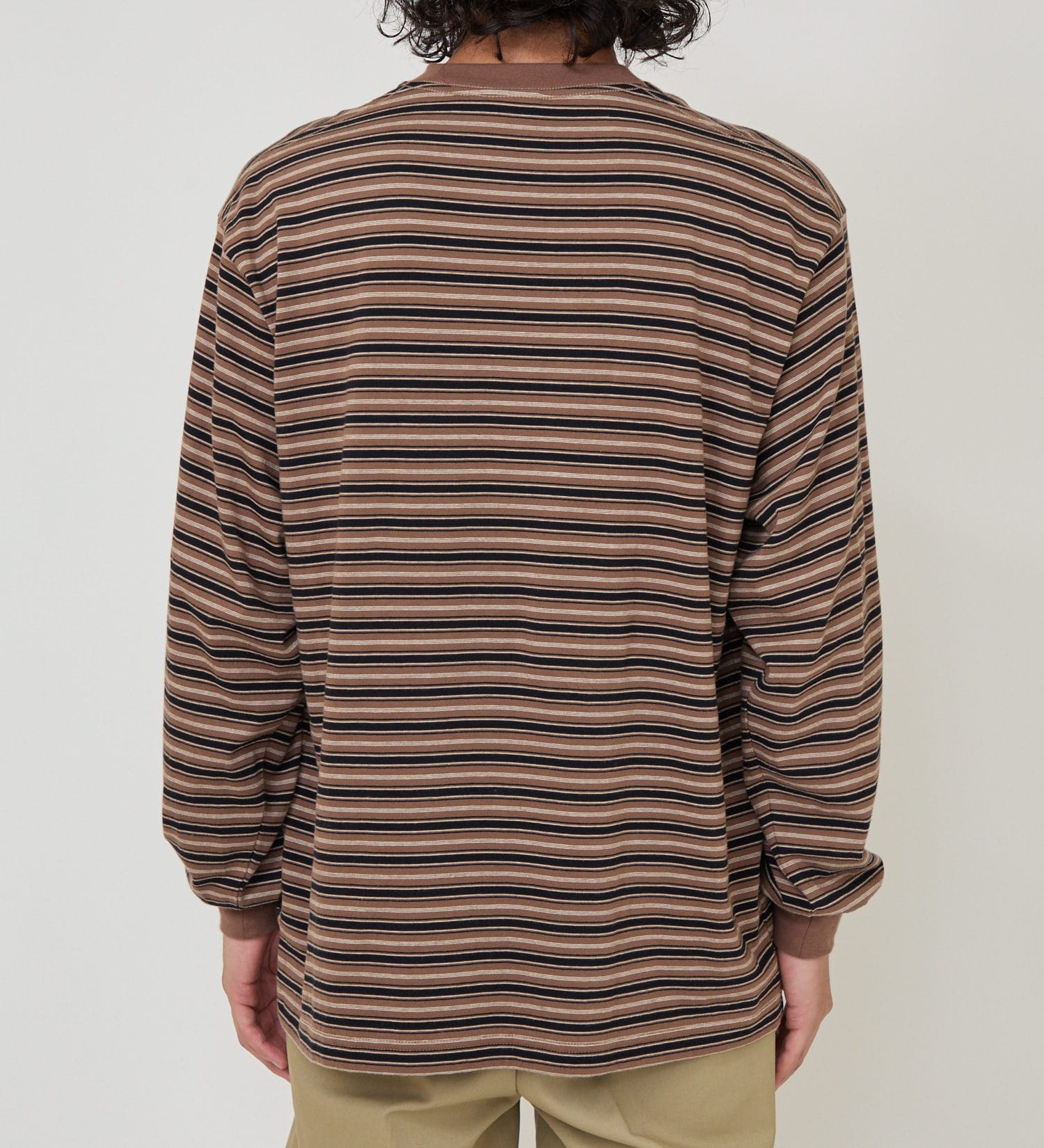 Dickies(ディッキーズ)のマルチボーダーTシャツ|トップス/Tシャツ/カットソー/メンズ|ブラウン系その他