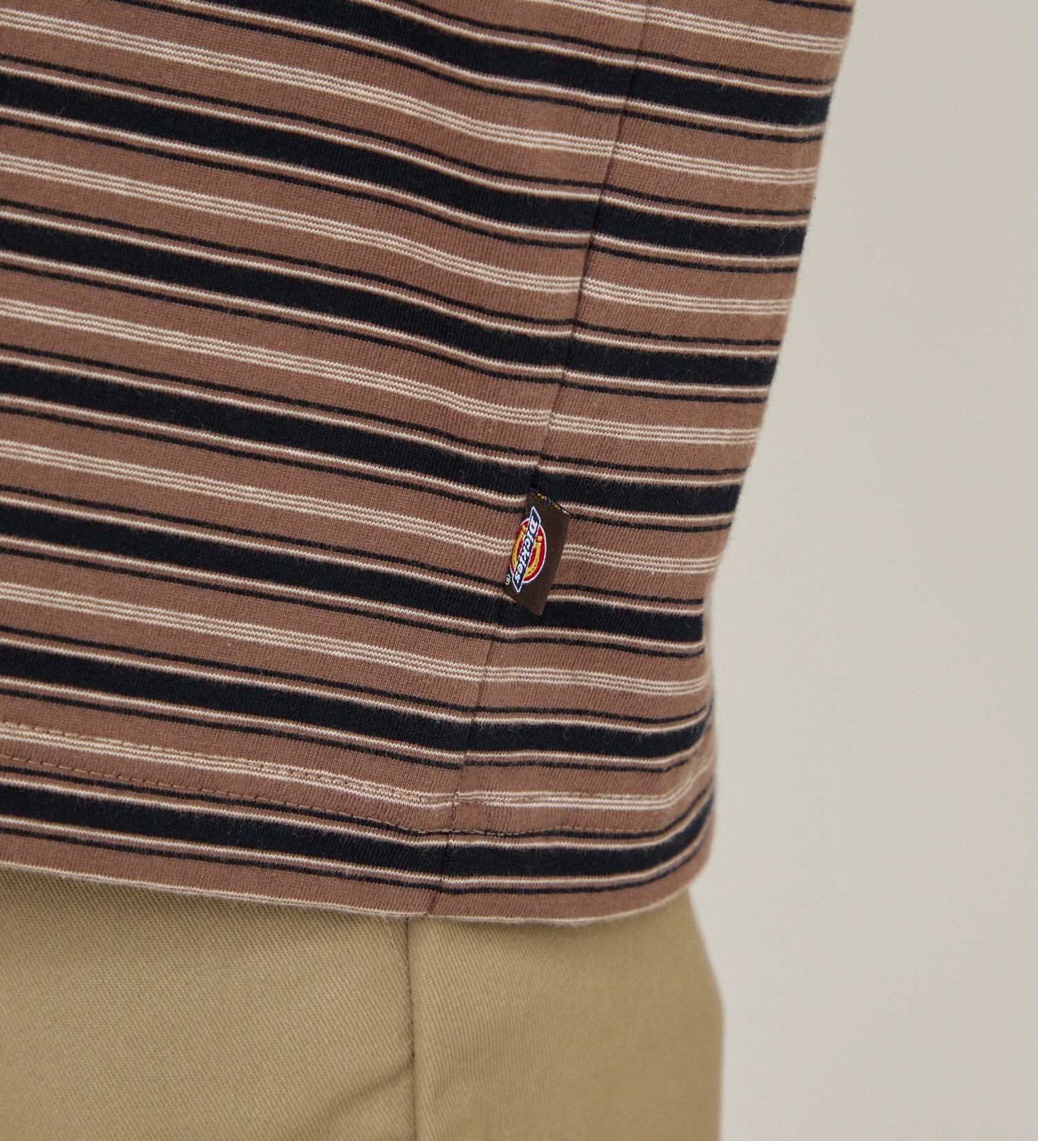 Dickies(ディッキーズ)のマルチボーダーTシャツ|トップス/Tシャツ/カットソー/メンズ|ブラウン系その他