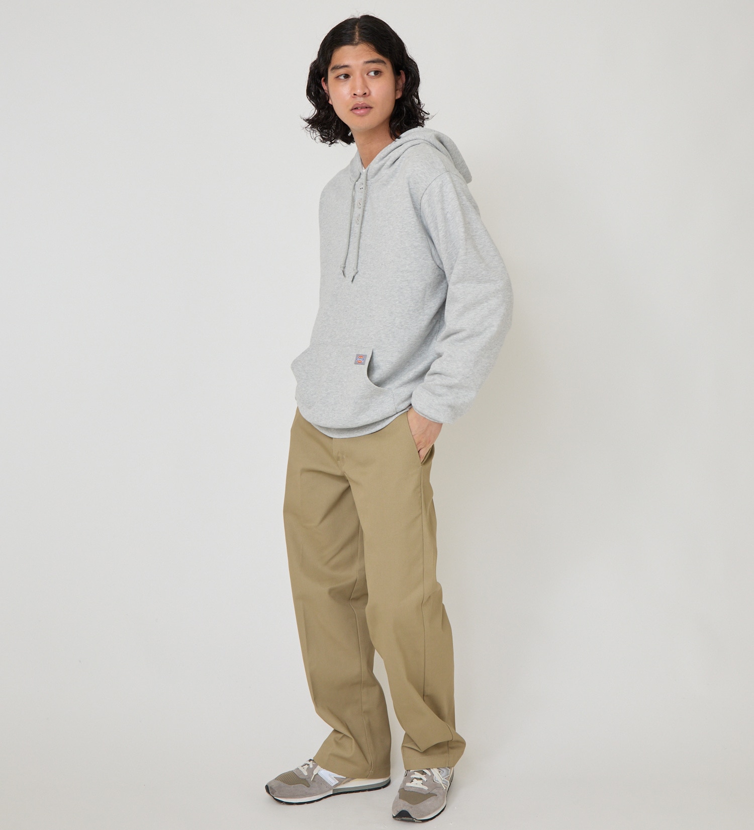 Dickies(ディッキーズ)のヘンリーフーディー|トップス/パーカー/メンズ|ヘザ-グレー