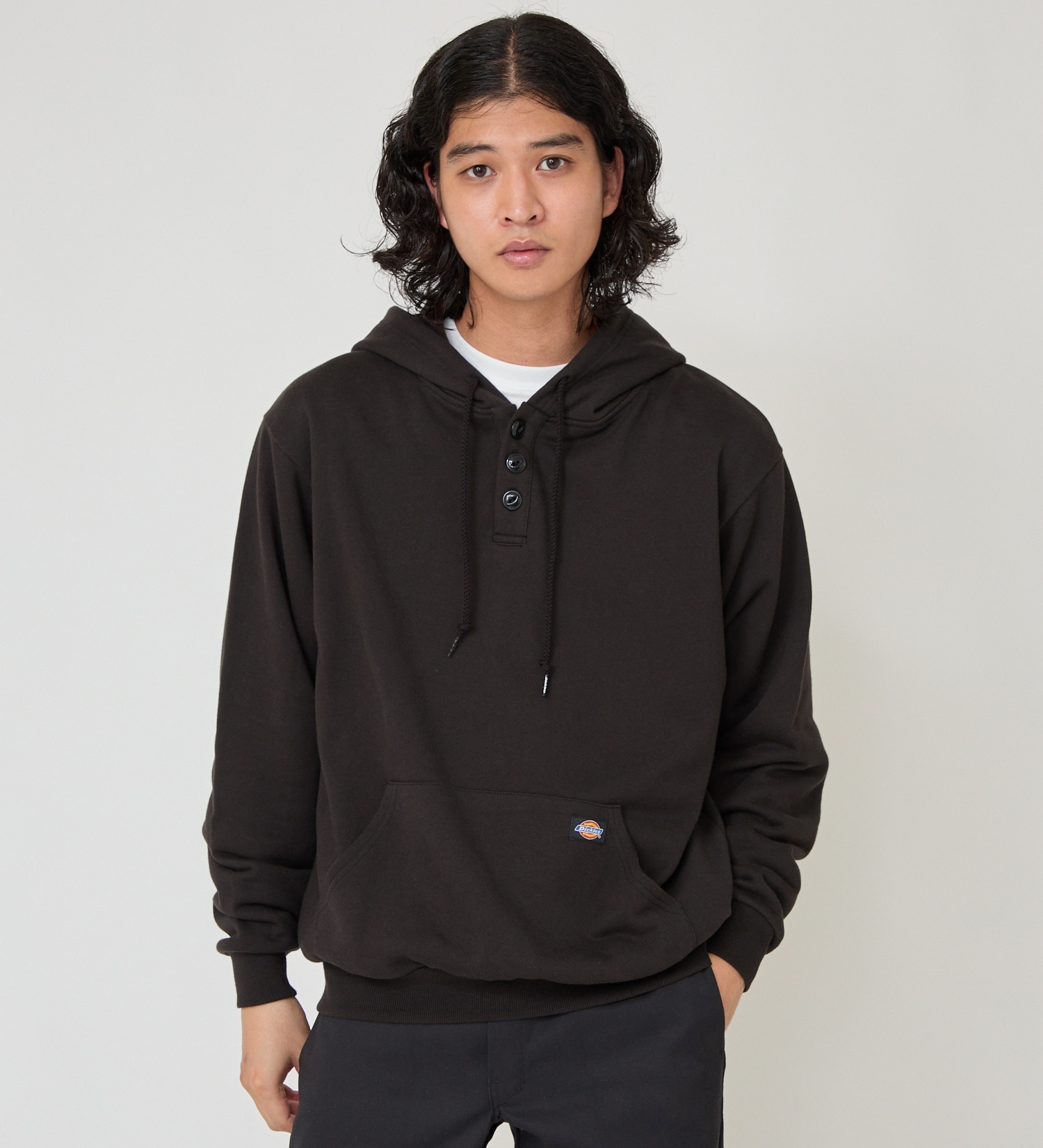 Dickies(ディッキーズ)のヘンリーフーディー|トップス/パーカー/メンズ|ブラック