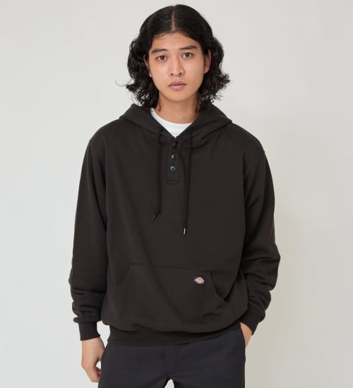 Dickies(ディッキーズ)のヘンリーフーディー|トップス/パーカー/メンズ|ブラック