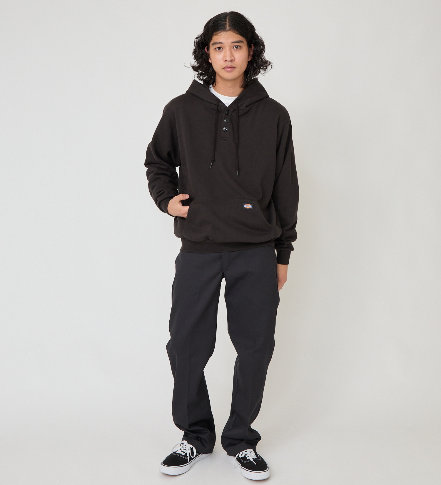 Dickies(ディッキーズ)のヘンリーフーディー|トップス/パーカー/メンズ|ブラック