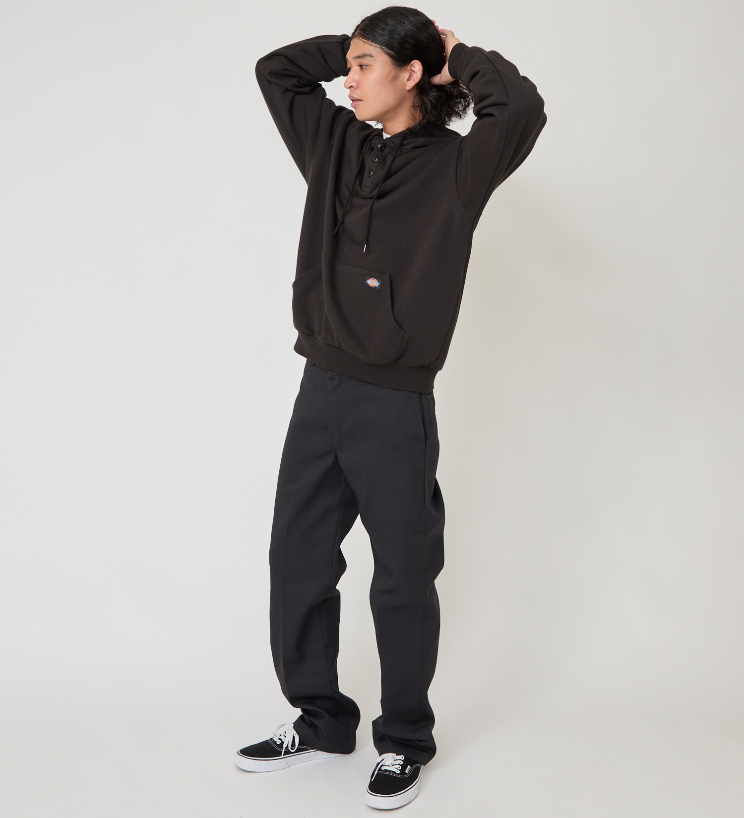 Dickies(ディッキーズ)のヘンリーフーディー|トップス/パーカー/メンズ|ブラック