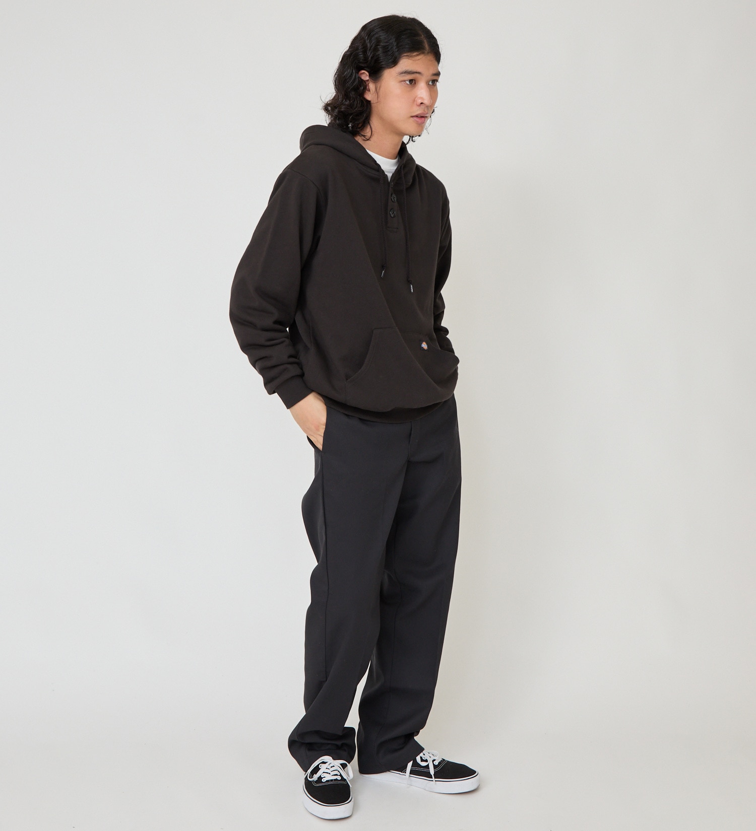 Dickies(ディッキーズ)のヘンリーフーディー|トップス/パーカー/メンズ|ブラック