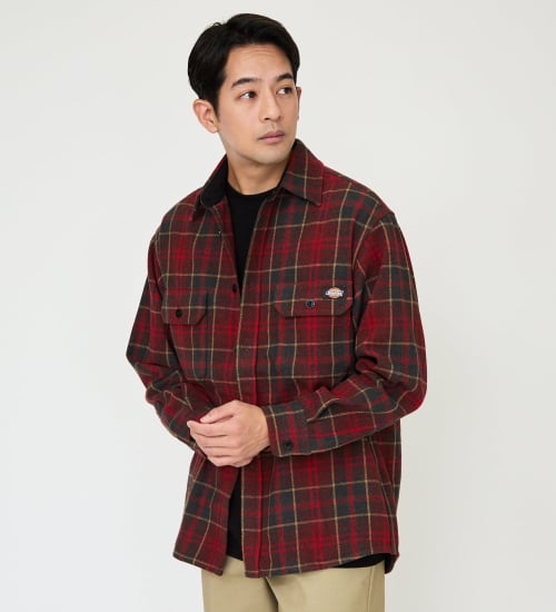 バッファローチェックフランネルシャツ