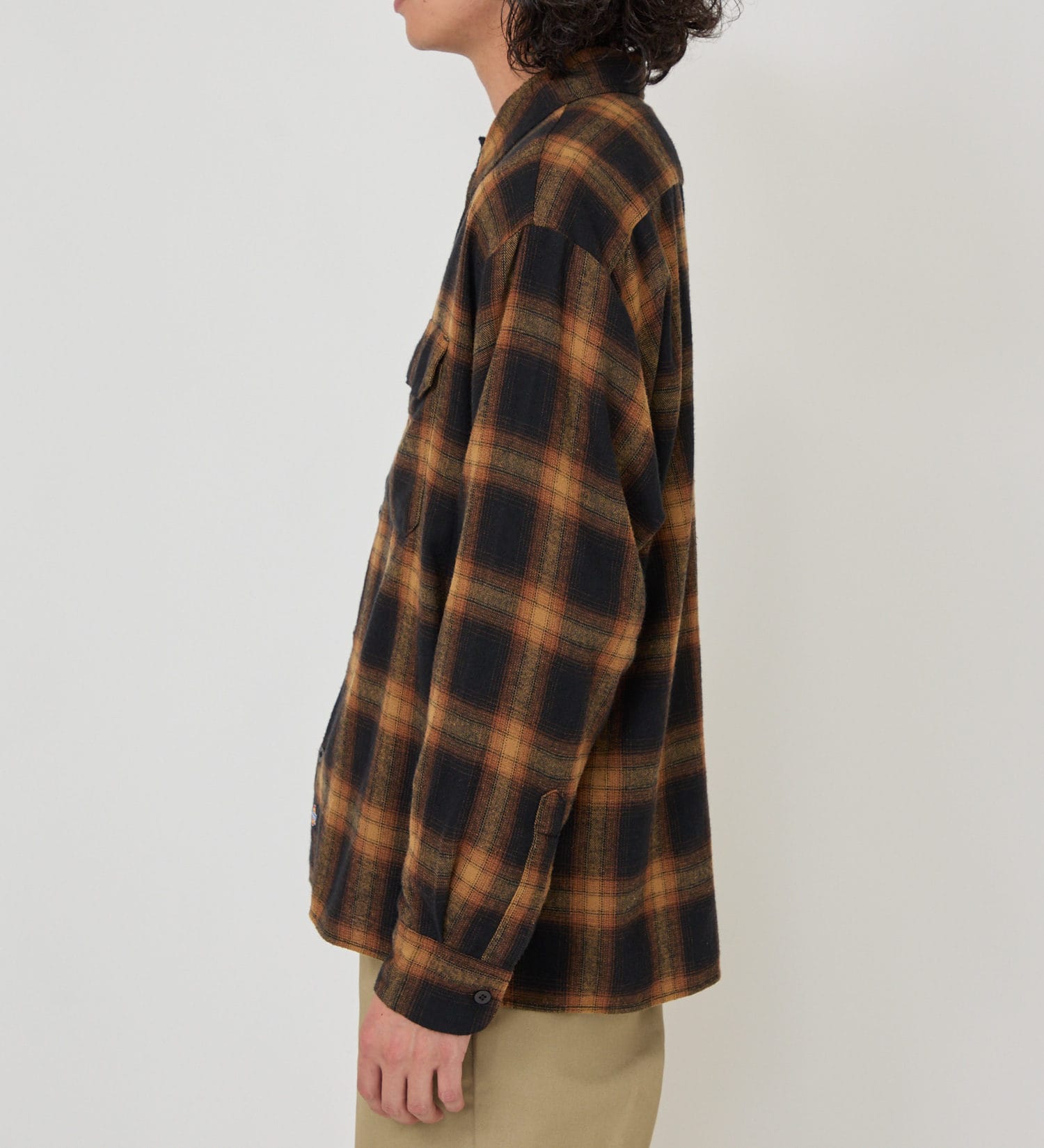 Dickies(ディッキーズ)のオンブレフランネルワークシャツ|トップス/シャツ/ブラウス/メンズ|イエロー系その他