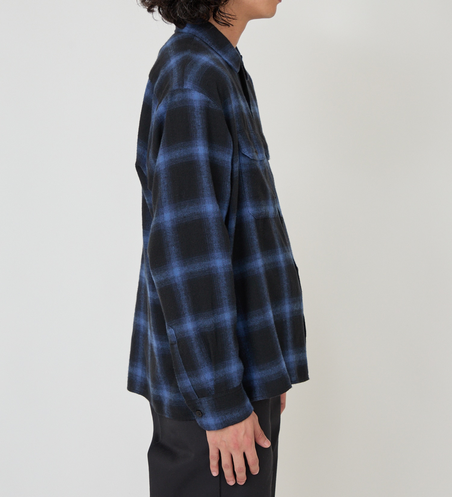 Dickies(ディッキーズ)のオンブレフランネルワークシャツ|トップス/シャツ/ブラウス/メンズ|ブルー系その他
