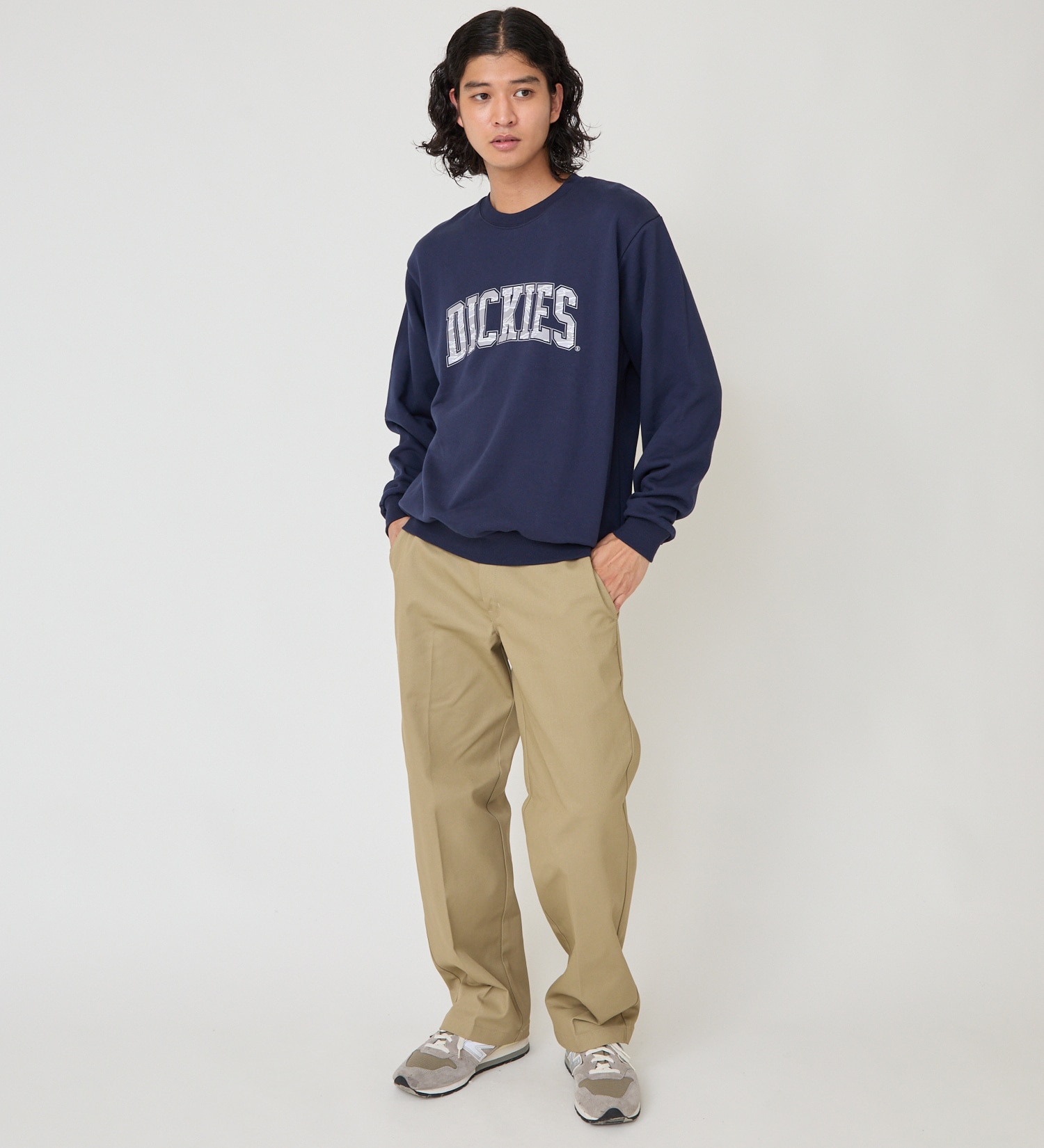 Dickies(ディッキーズ)のカモフラージュロゴスウェット|トップス/スウェット/メンズ|ネイビー