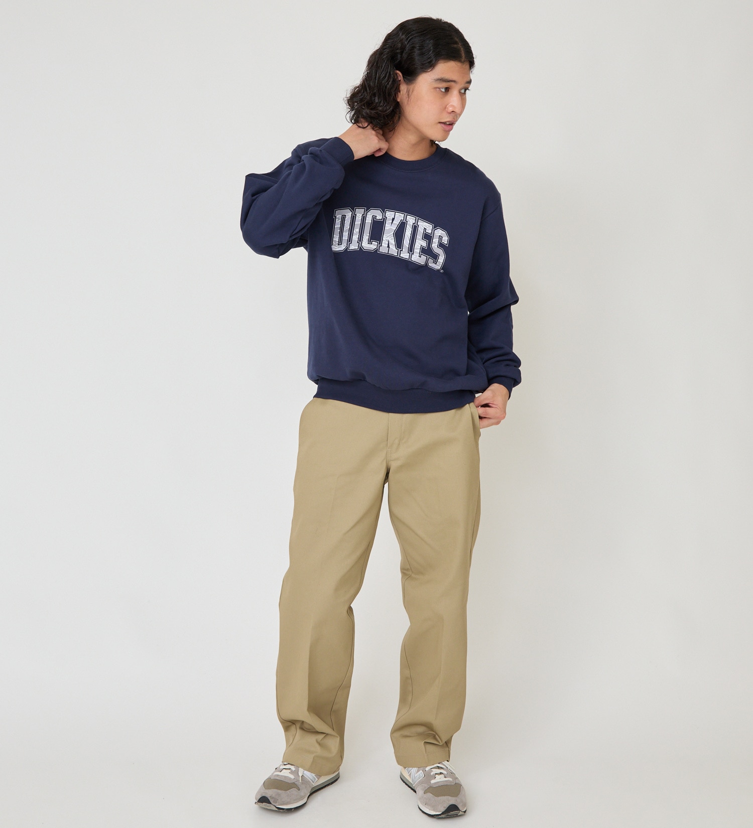 Dickies(ディッキーズ)のカモフラージュロゴスウェット|トップス/スウェット/メンズ|ネイビー