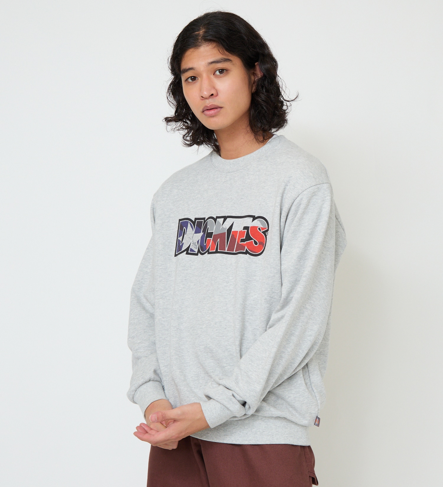 Dickies(ディッキーズ)のUSフラッグスウェット|トップス/スウェット/メンズ|ヘザ－グレー