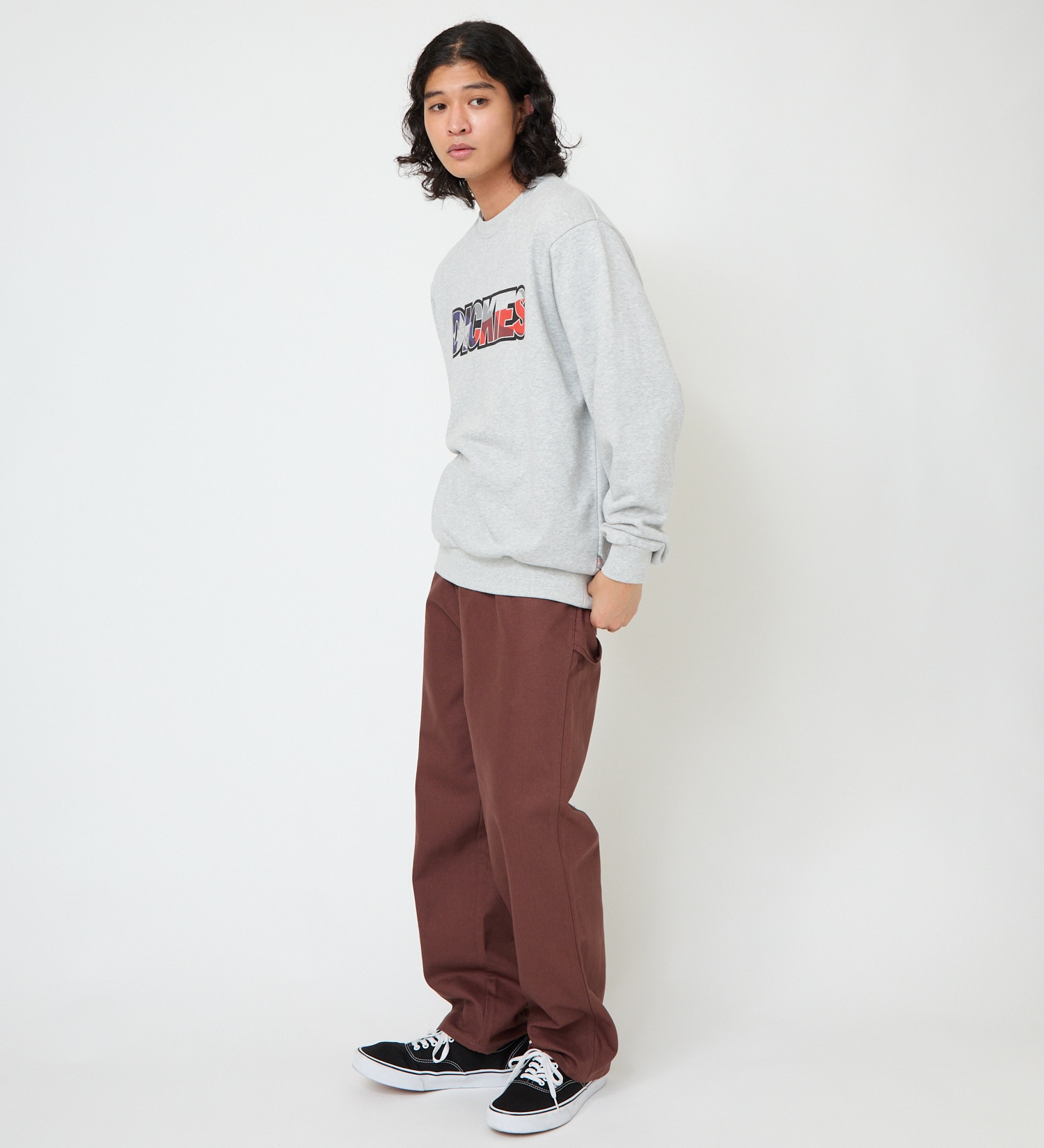 Dickies(ディッキーズ)のUSフラッグスウェット|トップス/スウェット/メンズ|ヘザ－グレー