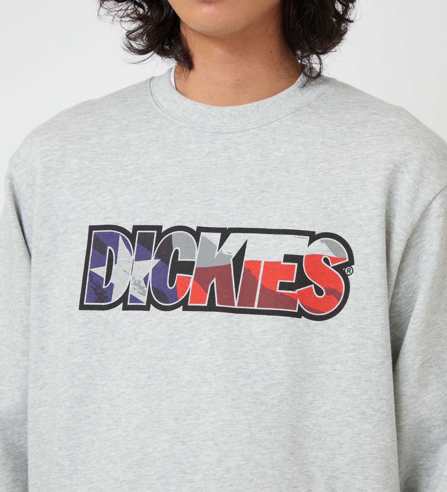 Dickies(ディッキーズ)のUSフラッグスウェット|トップス/スウェット/メンズ|ヘザ－グレー