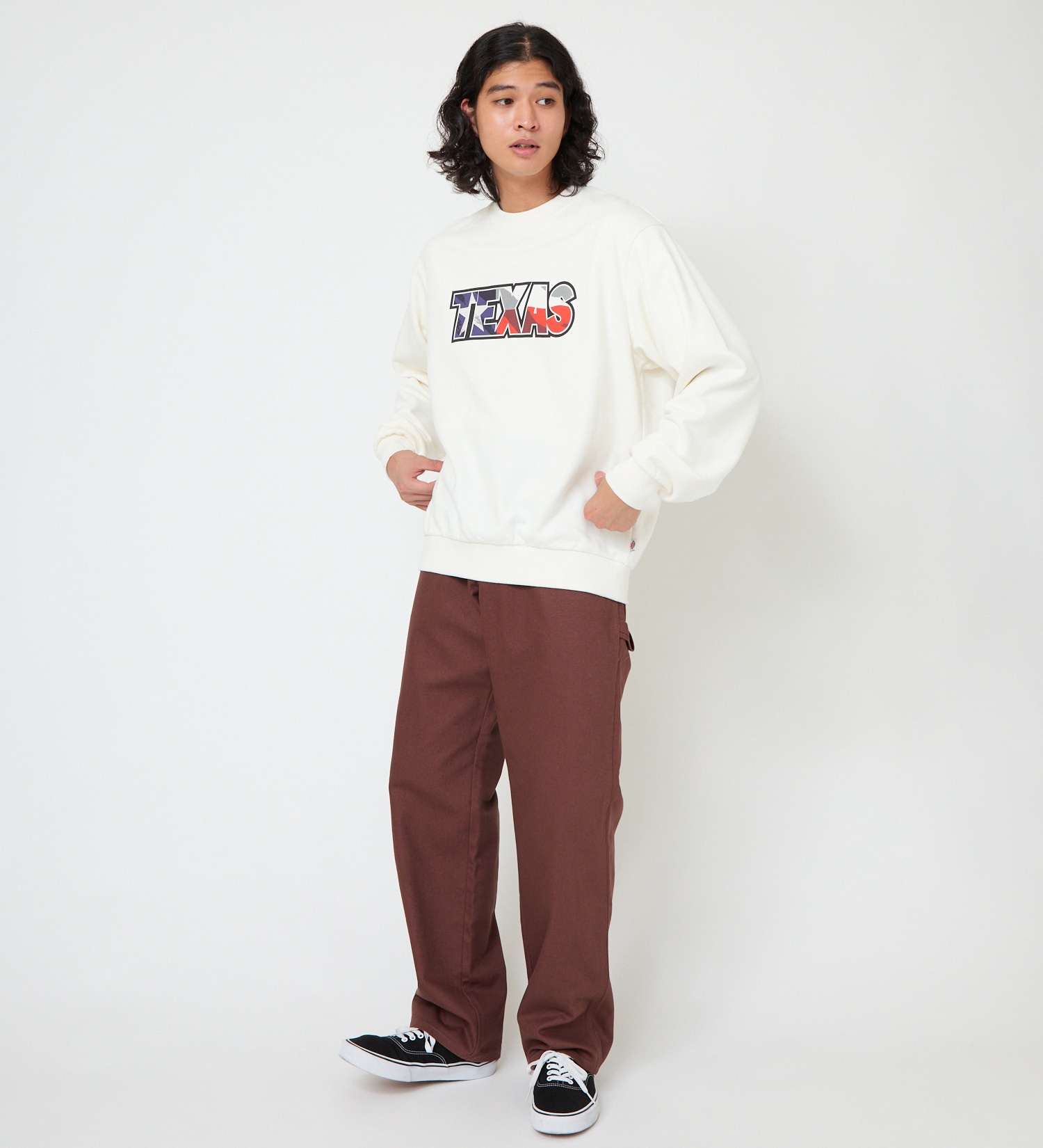 Dickies(ディッキーズ)のUSフラッグスウェット|トップス/スウェット/メンズ|ホワイト