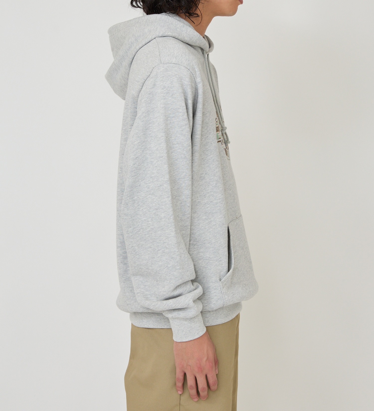 Dickies(ディッキーズ)のカモフラージュロゴフーディー|トップス/パーカー/メンズ|ヘザ－グレー
