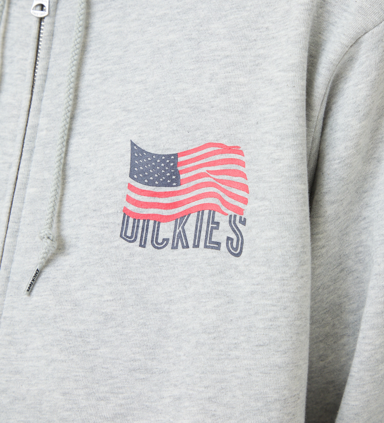 Dickies(ディッキーズ)のUSフラッグジップフーディー|トップス/パーカー/メンズ|ヘザ－グレー