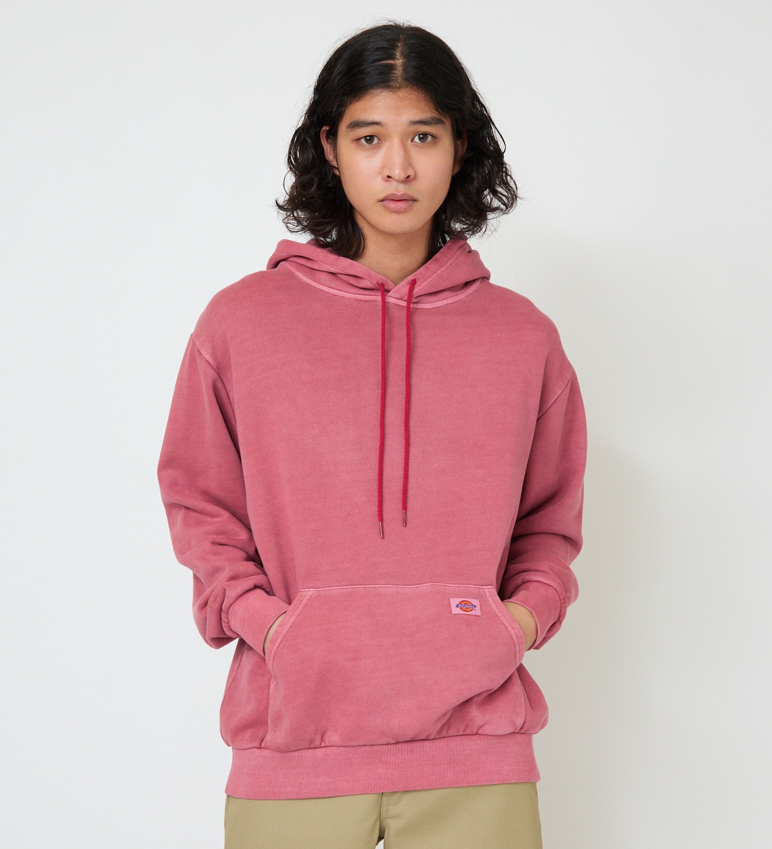 Dickies(ディッキーズ)のピグメントフーディー|トップス/パーカー/メンズ|エンジ