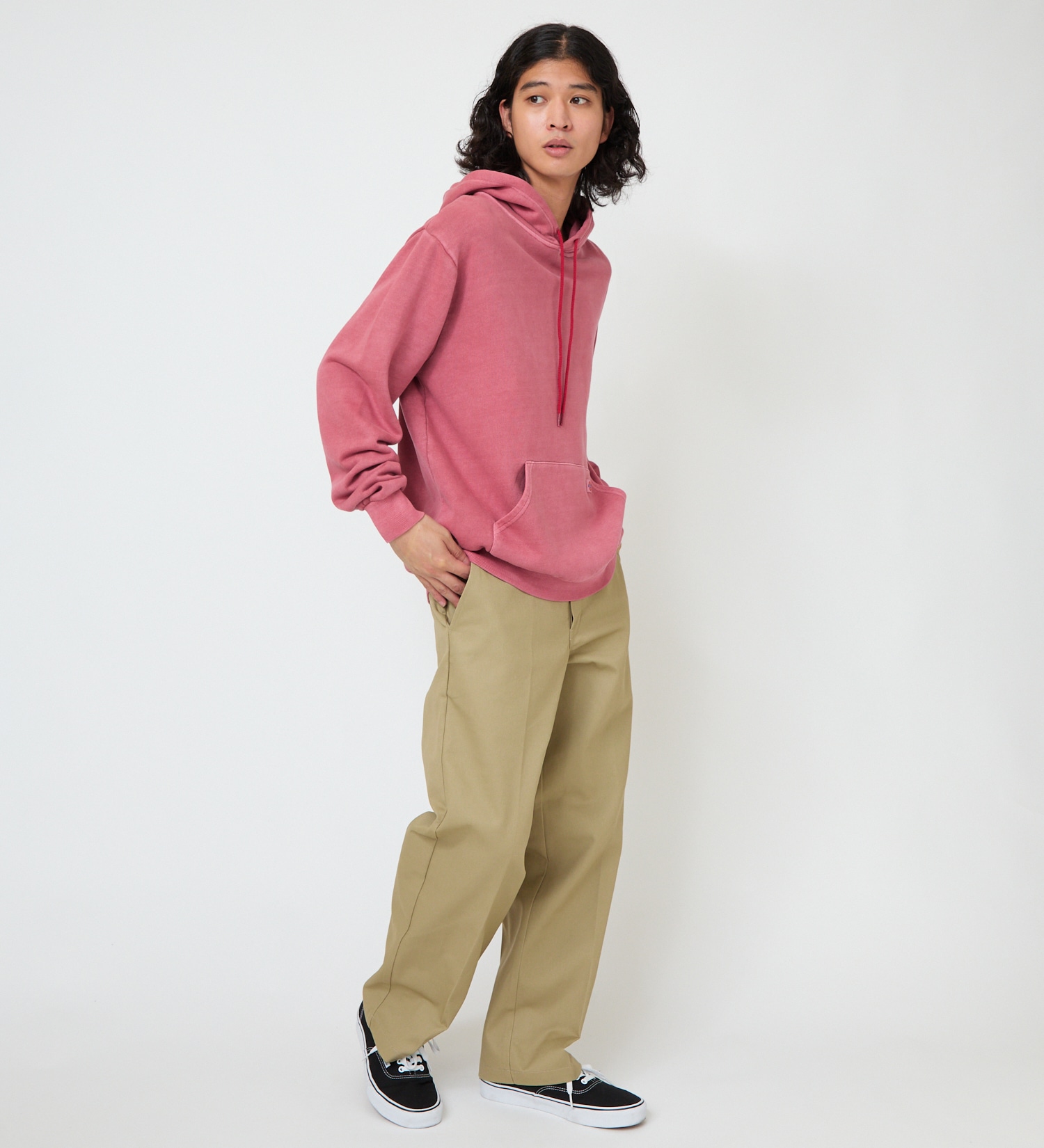 Dickies(ディッキーズ)のピグメントフーディー|トップス/パーカー/メンズ|エンジ