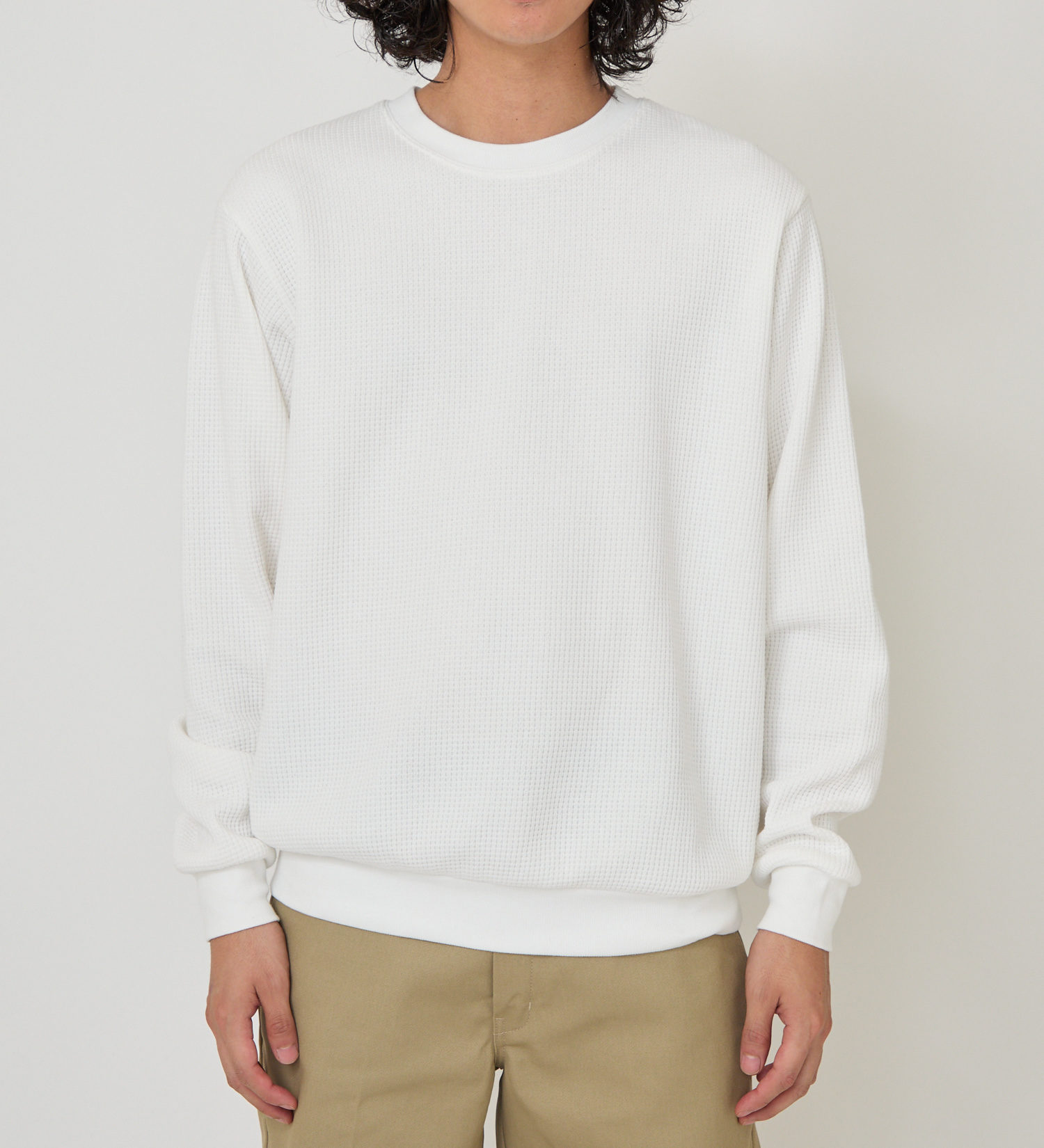 Dickies(ディッキーズ)のヘビーワッフルスウェット|トップス/スウェット/メンズ|ホワイト