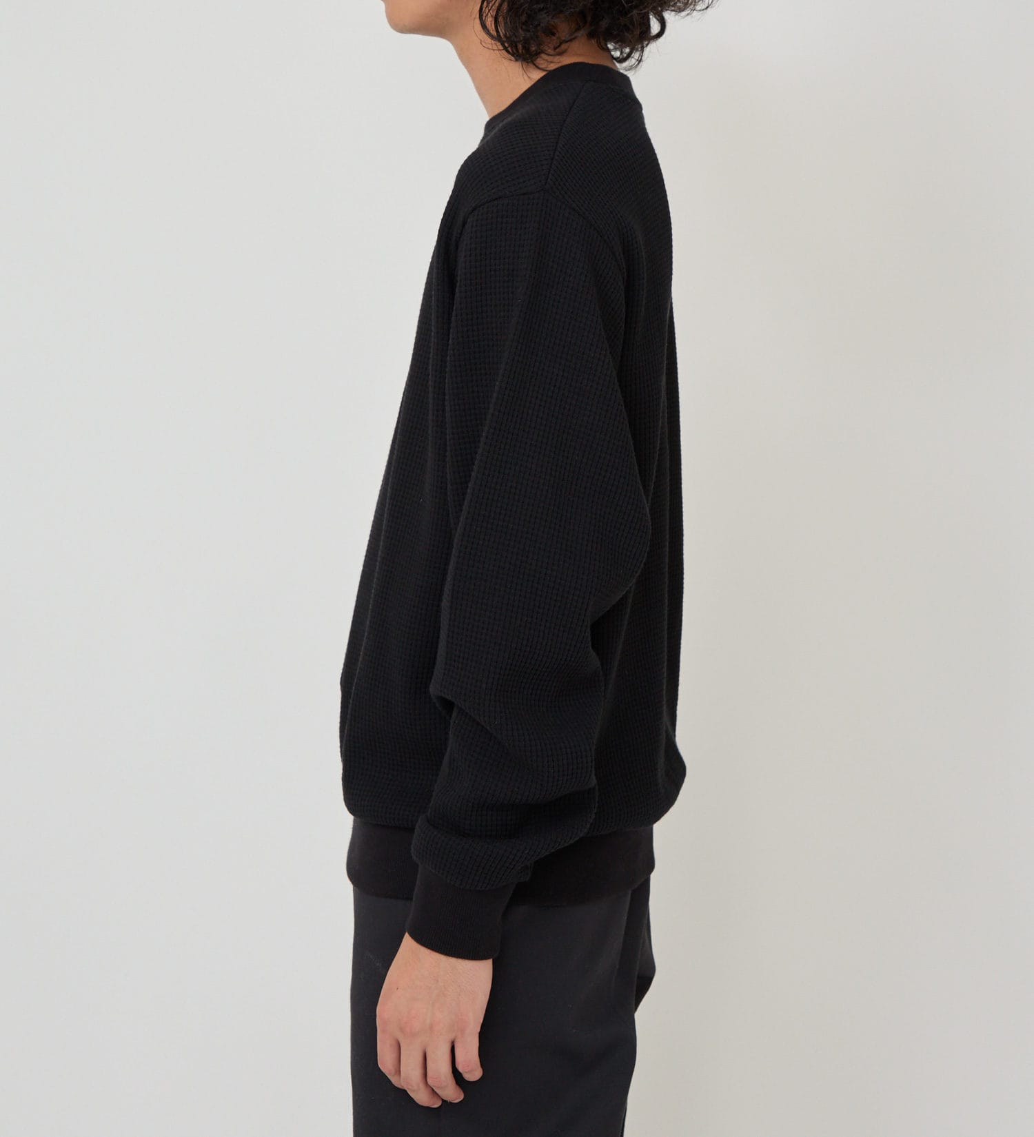 Dickies(ディッキーズ)のヘビーワッフルスウェット|トップス/スウェット/メンズ|ブラック
