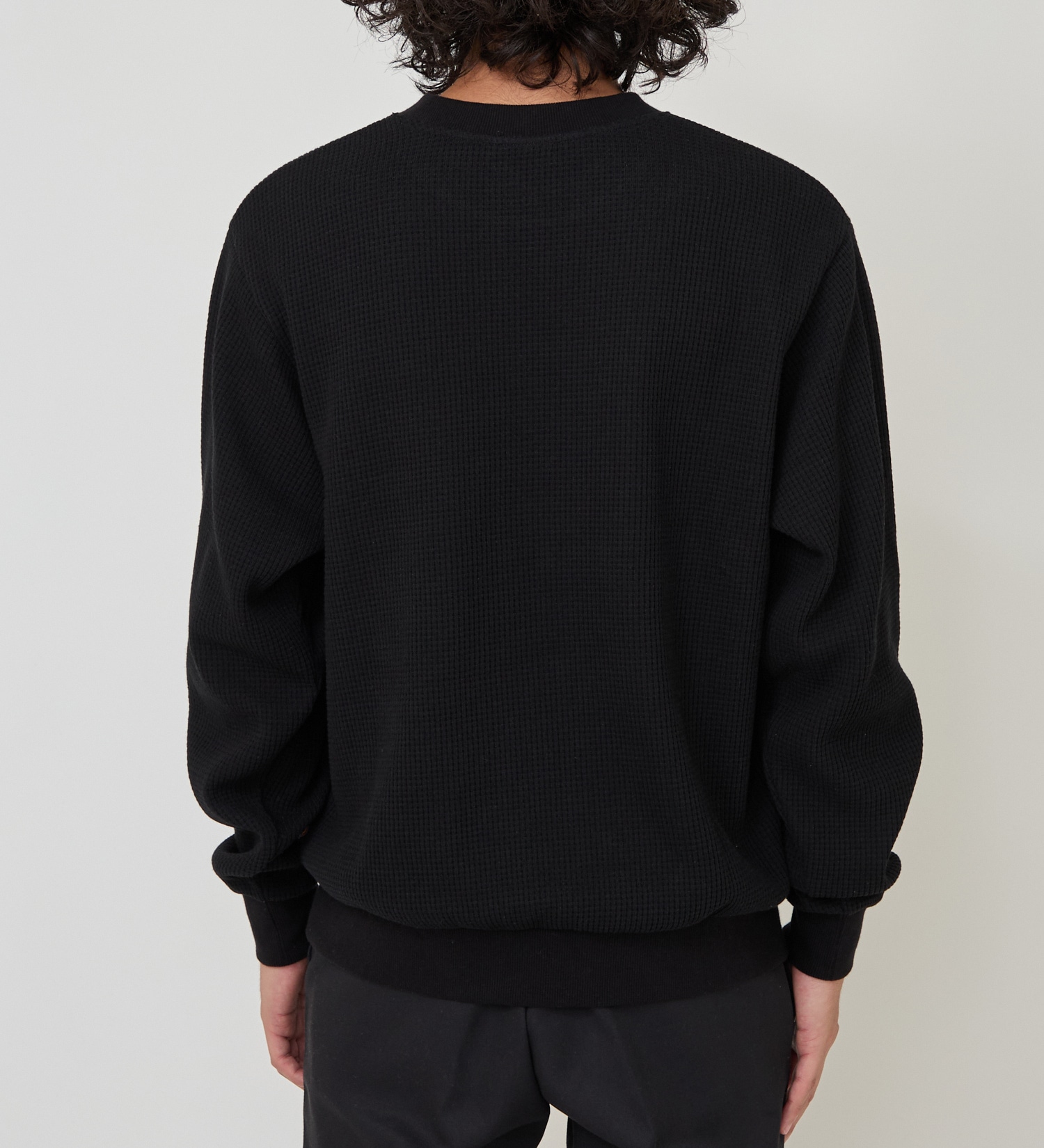 Dickies(ディッキーズ)のヘビーワッフルスウェット|トップス/スウェット/メンズ|ブラック