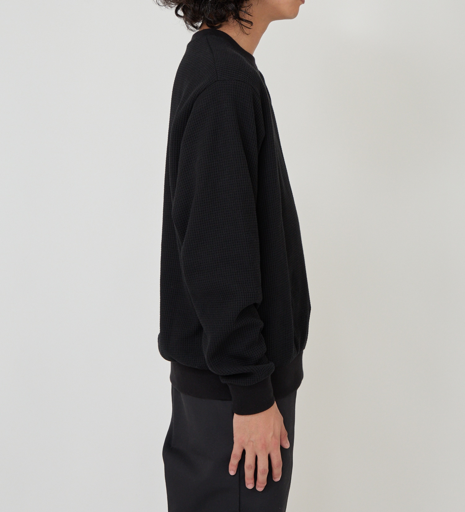 Dickies(ディッキーズ)のヘビーワッフルスウェット|トップス/スウェット/メンズ|ブラック