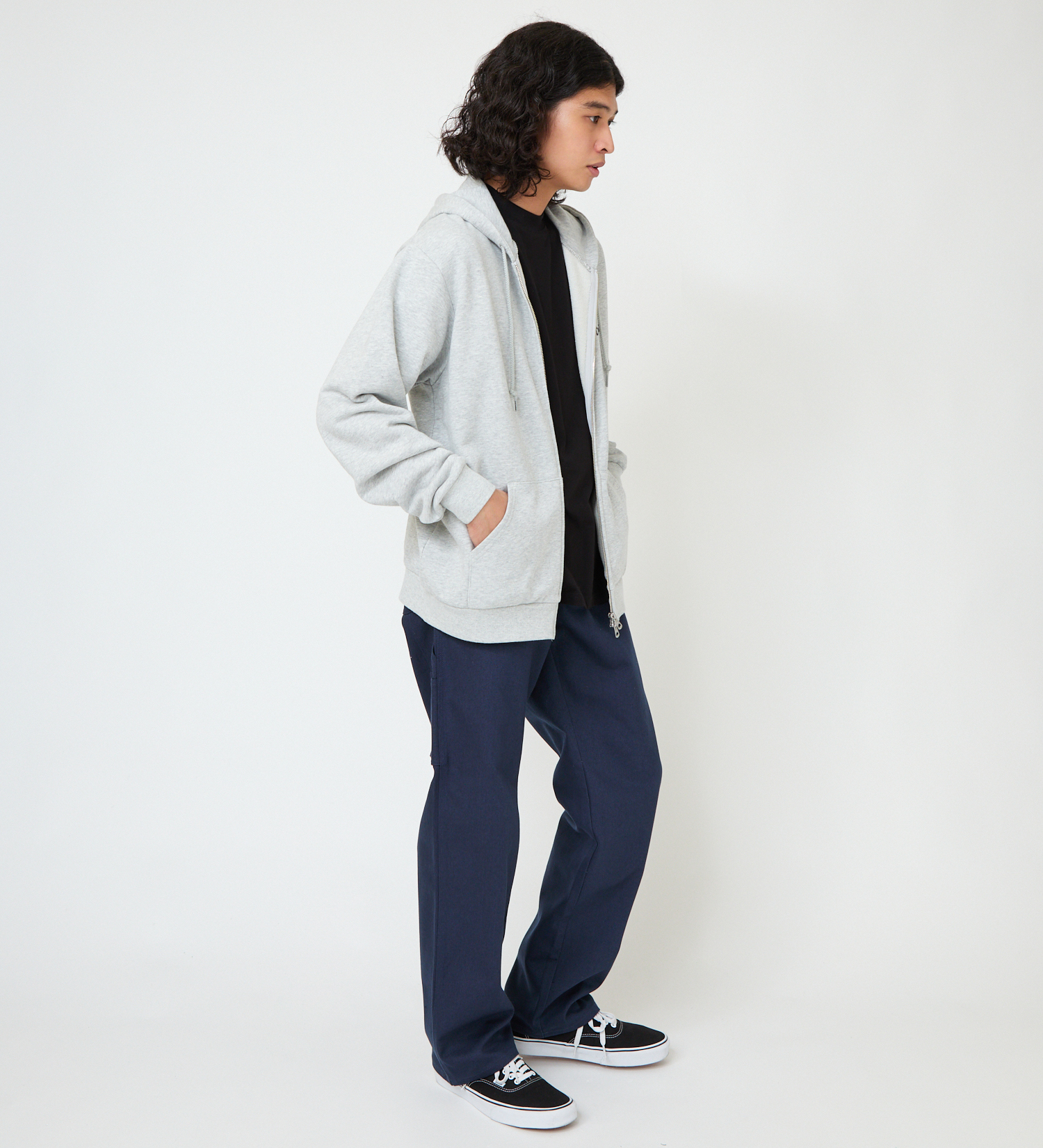 Dickies(ディッキーズ)のイーグルバックプリントジップフーディー|トップス/パーカー/メンズ|ヘザ-グレー