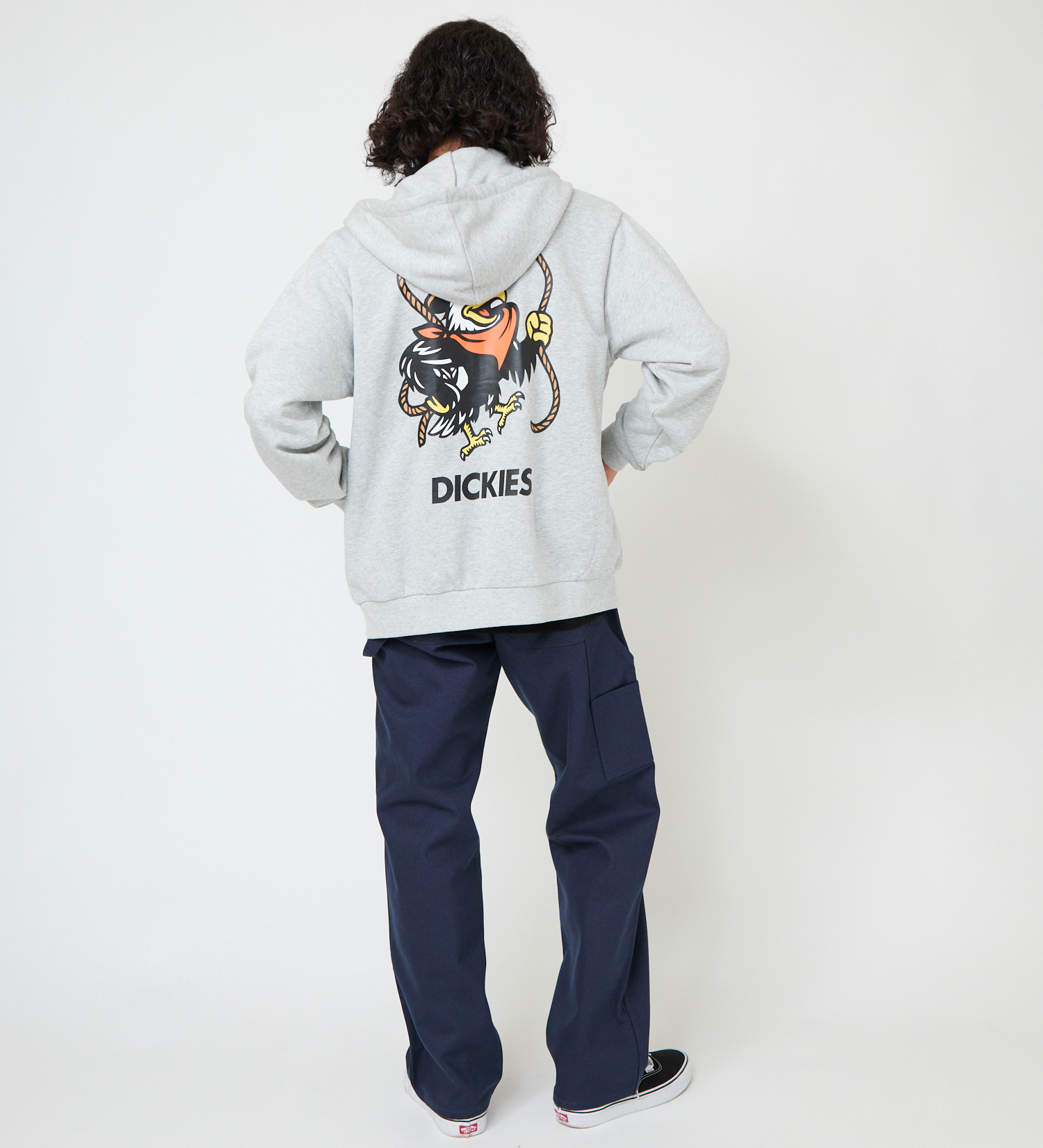 Dickies(ディッキーズ)のイーグルバックプリントジップフーディー|トップス/パーカー/メンズ|ヘザ-グレー
