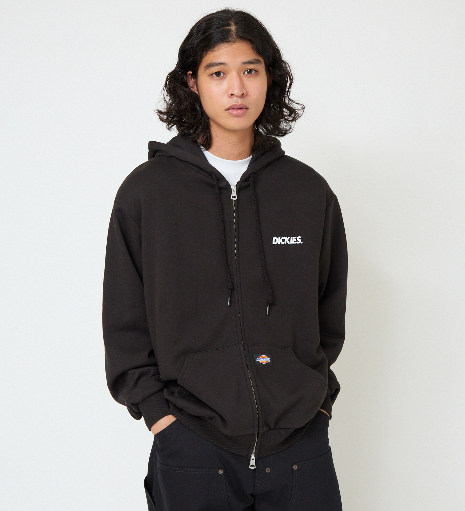 Dickies(ディッキーズ)のイーグルバックプリントジップフーディー|トップス/パーカー/メンズ|ブラック