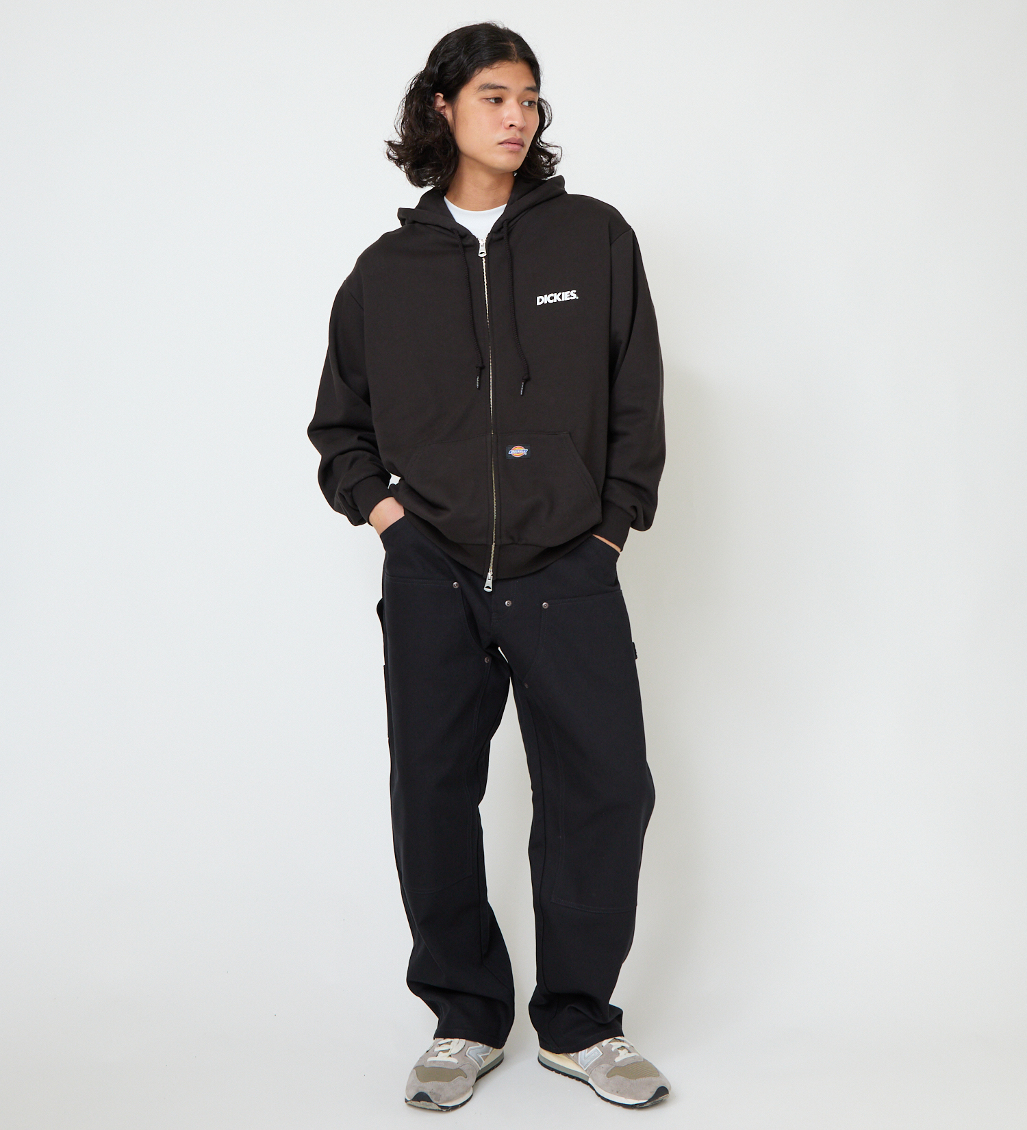 Dickies(ディッキーズ)のイーグルバックプリントジップフーディー|トップス/パーカー/メンズ|ブラック