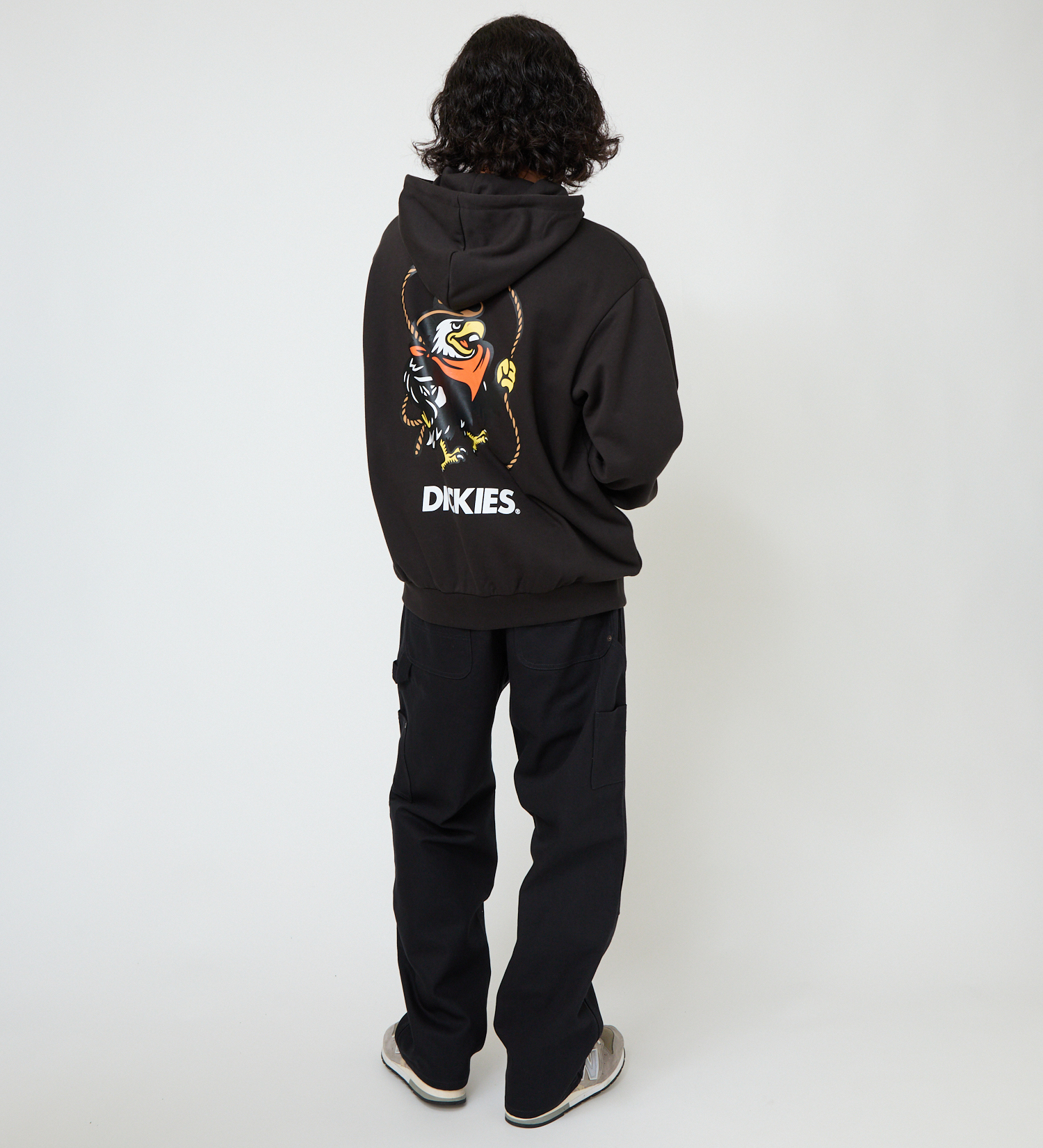 Dickies(ディッキーズ)のイーグルバックプリントジップフーディー|トップス/パーカー/メンズ|ブラック