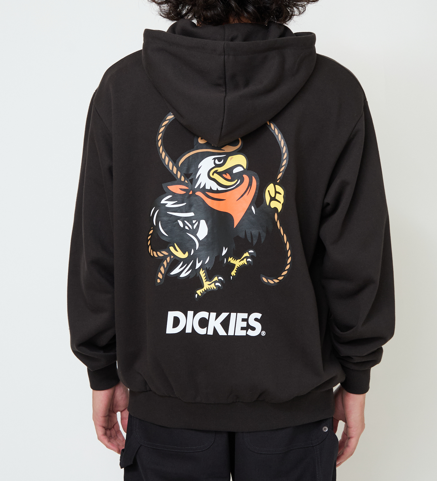 Dickies(ディッキーズ)のイーグルバックプリントジップフーディー|トップス/パーカー/メンズ|ブラック