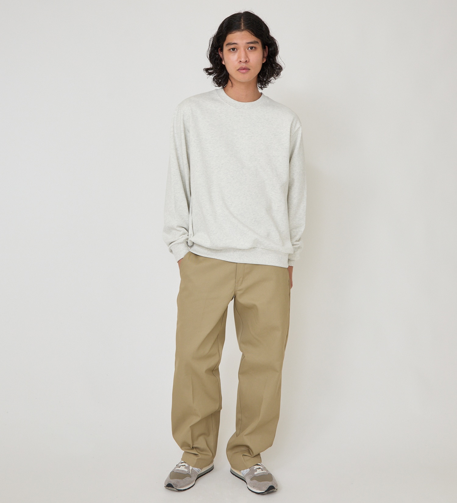 Dickies(ディッキーズ)のカラースウェットクルー|トップス/スウェット/メンズ|ヘザ-グレー