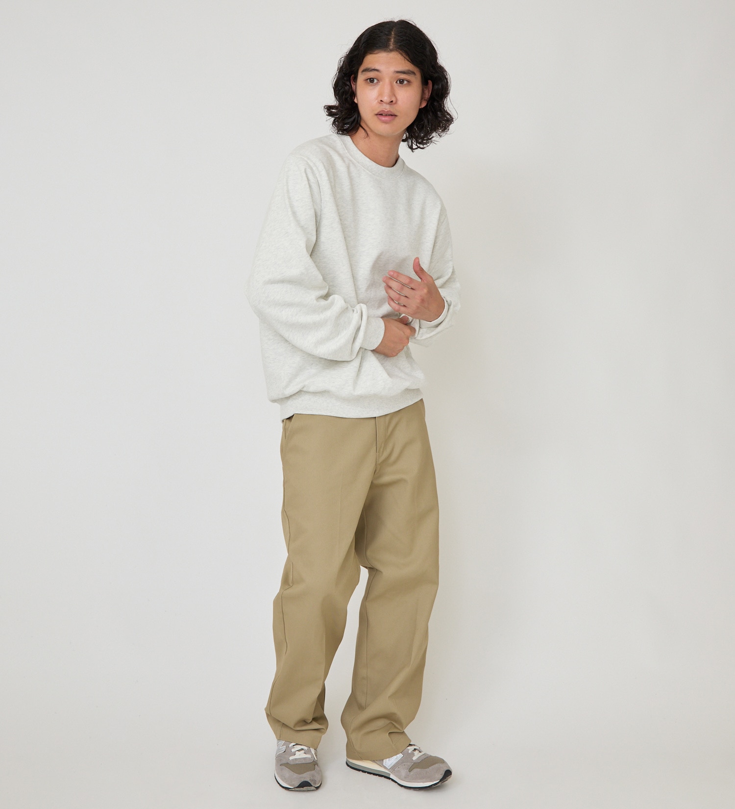 Dickies(ディッキーズ)のカラースウェットクルー|トップス/スウェット/メンズ|ヘザ-グレー