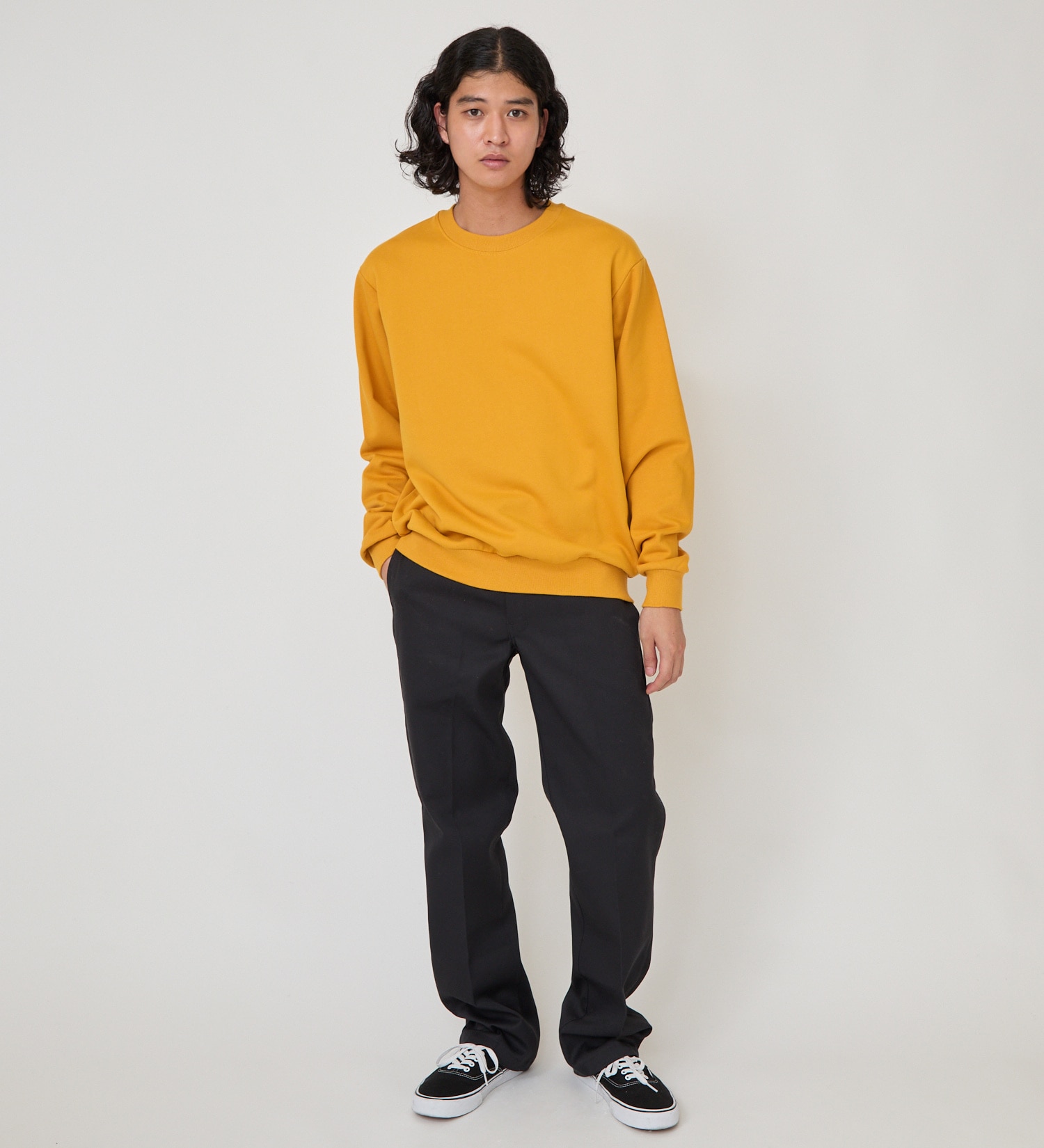 Dickies(ディッキーズ)のカラースウェットクルー|トップス/スウェット/メンズ|マスタード
