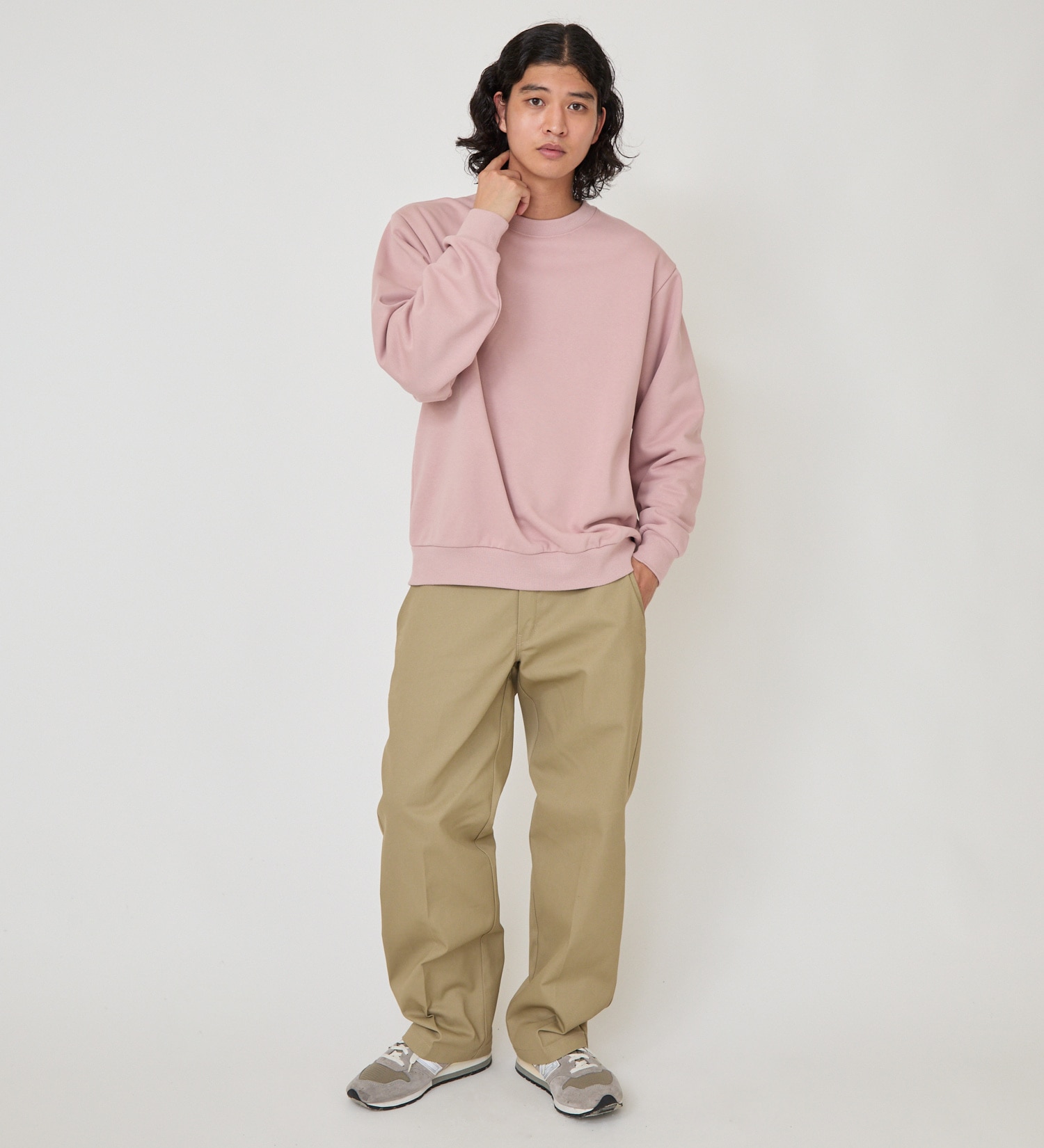 Dickies(ディッキーズ)のカラースウェットクルー|トップス/スウェット/メンズ|ピンク