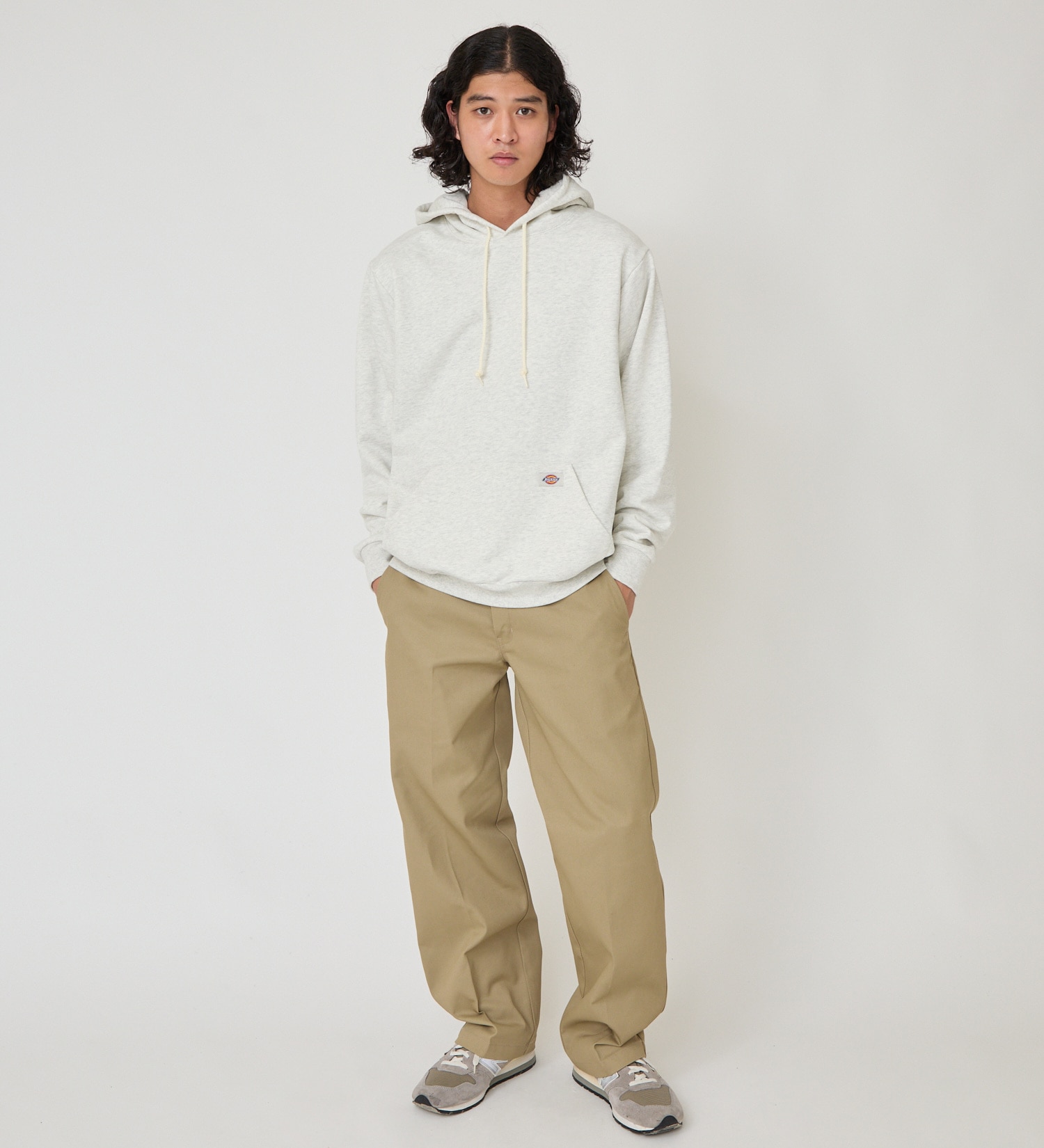 Dickies(ディッキーズ)のワンポイントフーディ|トップス/パーカー/メンズ|ヘザ-グレー