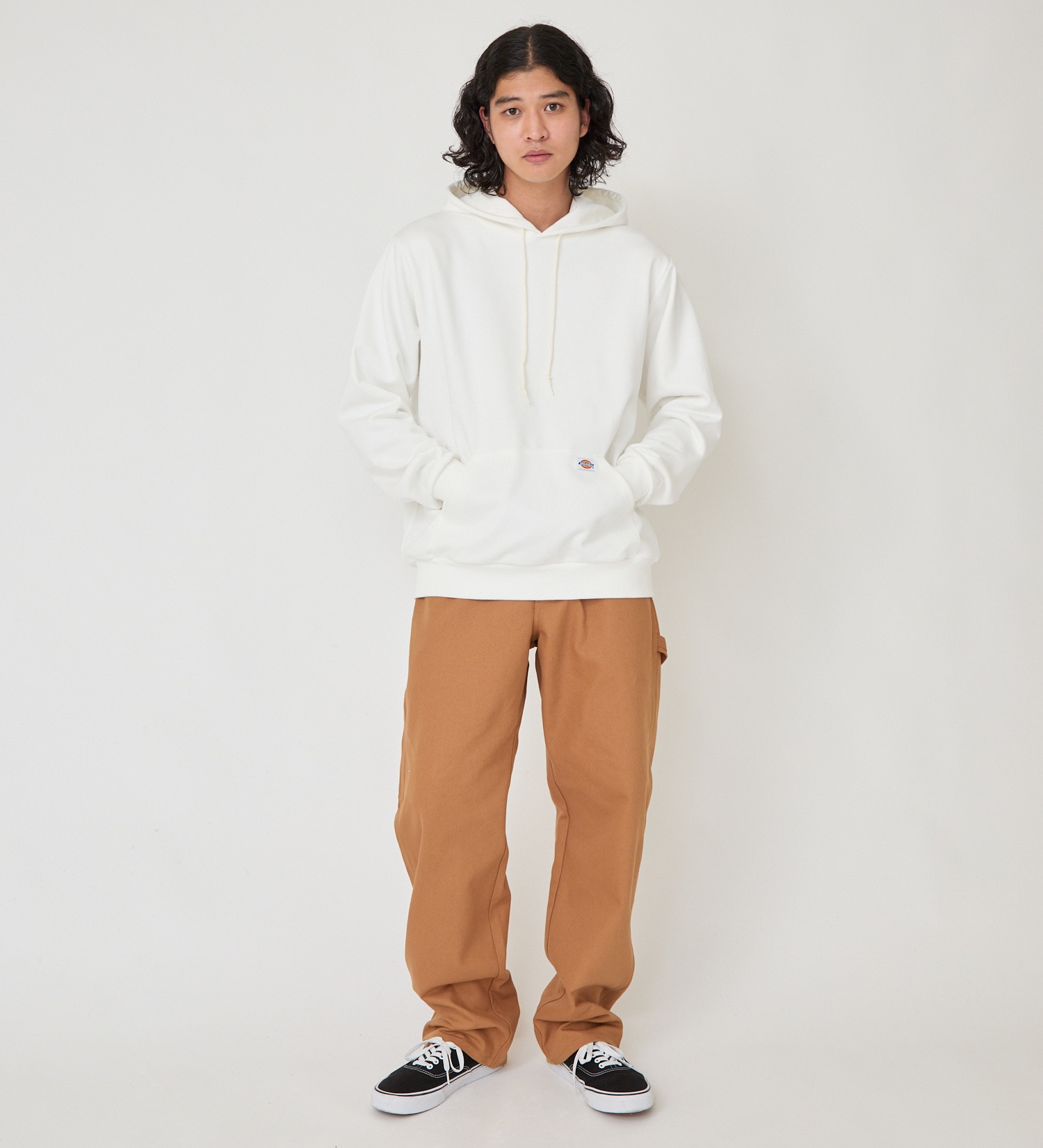 Dickies(ディッキーズ)のワンポイントフーディ|トップス/パーカー/メンズ|ホワイト