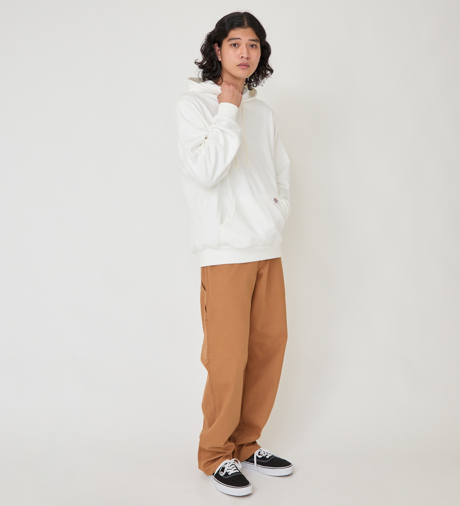Dickies(ディッキーズ)のワンポイントフーディ|トップス/パーカー/メンズ|ホワイト