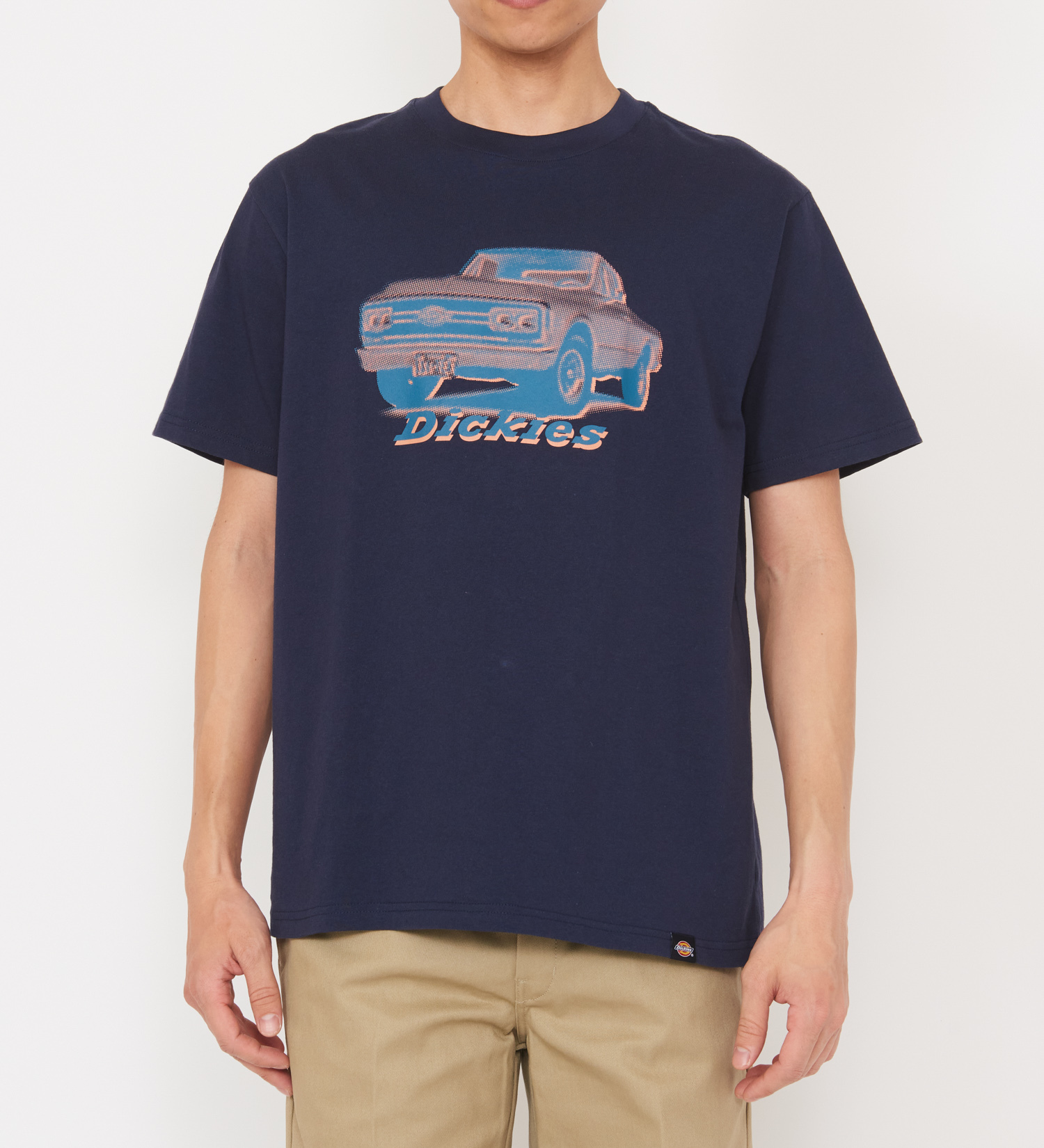 Dickies(ディッキーズ)のグラフィックTシャツ　半袖(car)|トップス/Tシャツ/カットソー/メンズ|ネイビー