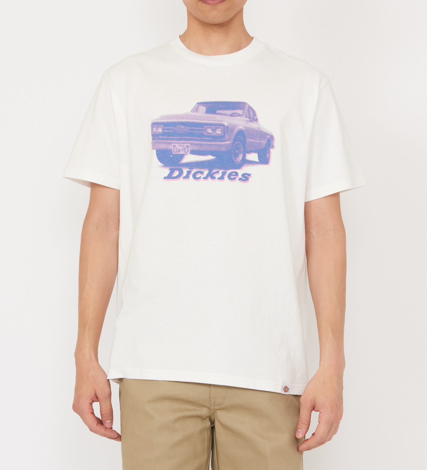 Dickies(ディッキーズ)のグラフィックTシャツ　半袖(car)|トップス/Tシャツ/カットソー/メンズ|ホワイト