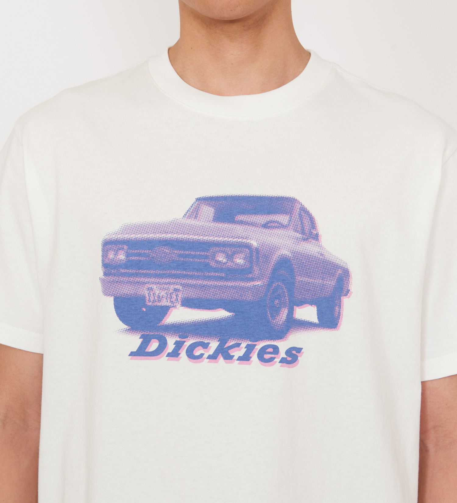 Dickies(ディッキーズ)のグラフィックTシャツ　半袖(car)|トップス/Tシャツ/カットソー/メンズ|ホワイト