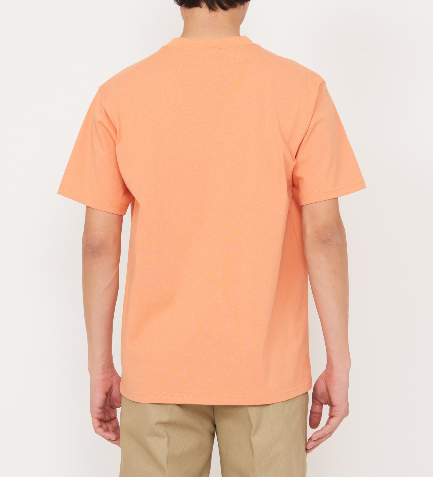 Dickies(ディッキーズ)のグラフィックTシャツ 半袖(Fuzzy Logo)|トップス/Tシャツ/カットソー/メンズ|オレンジ