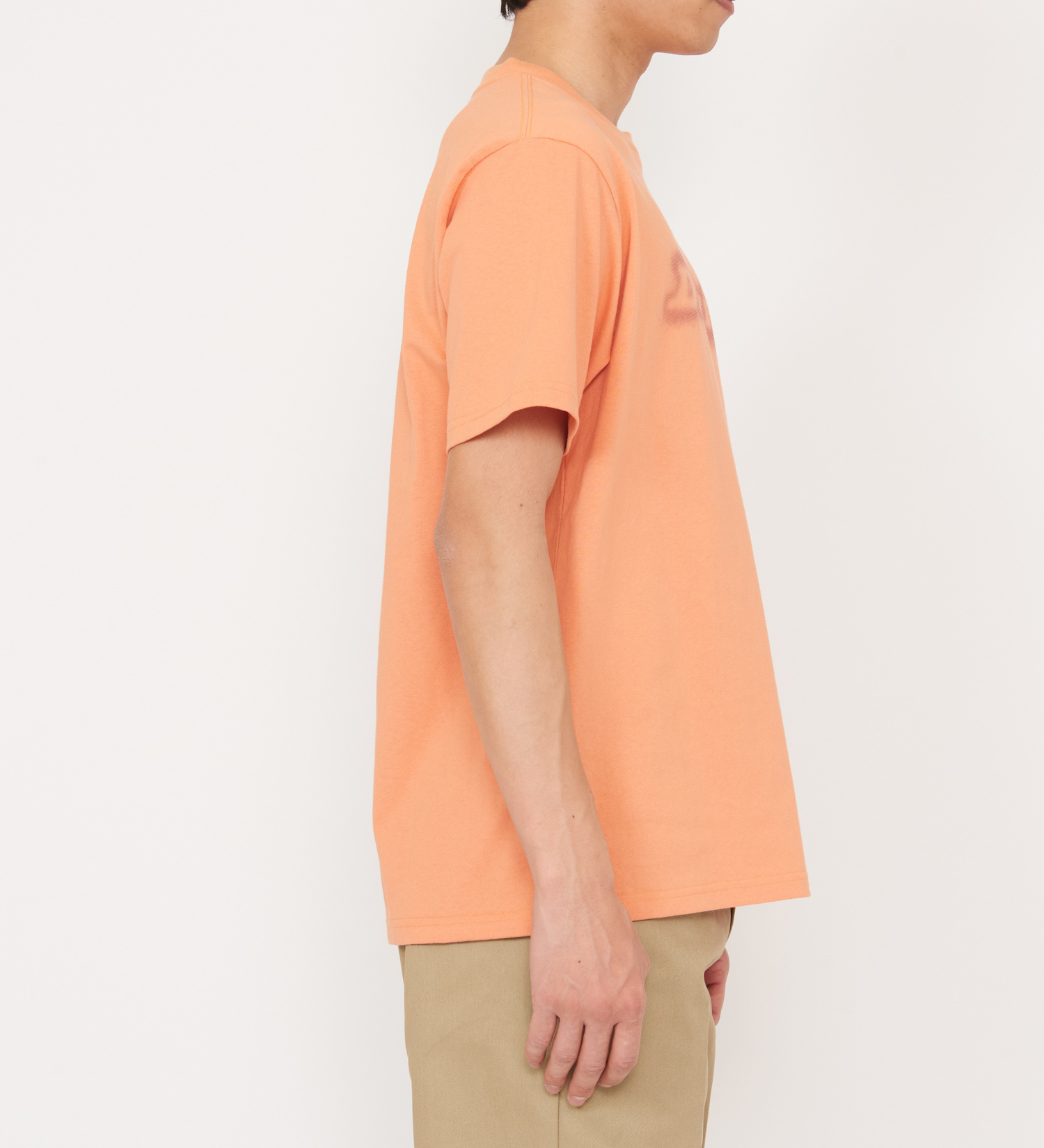 Dickies(ディッキーズ)のグラフィックTシャツ 半袖(Fuzzy Logo)|トップス/Tシャツ/カットソー/メンズ|オレンジ