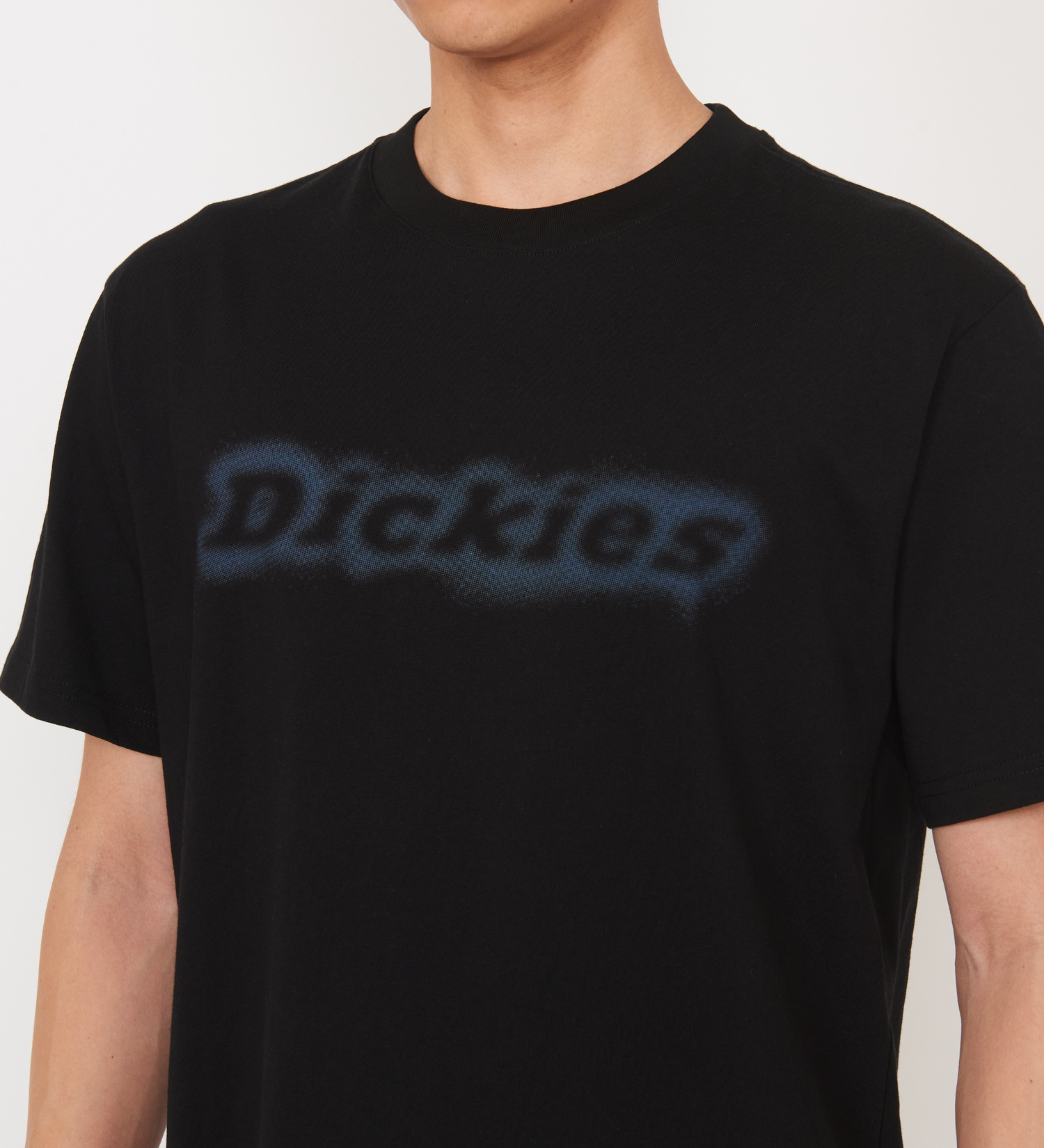 Dickies(ディッキーズ)のグラフィックTシャツ 半袖(Fuzzy Logo)|トップス/Tシャツ/カットソー/メンズ|ブラック